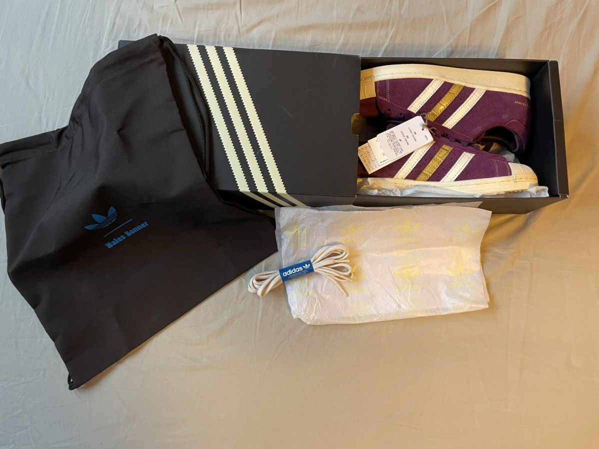 Adidas × Wales Bonner Adidas x Wales Bonner Jabbar Low Purple EU42 Full Set Size US 9 / EU 42 - 13 Thumbnail