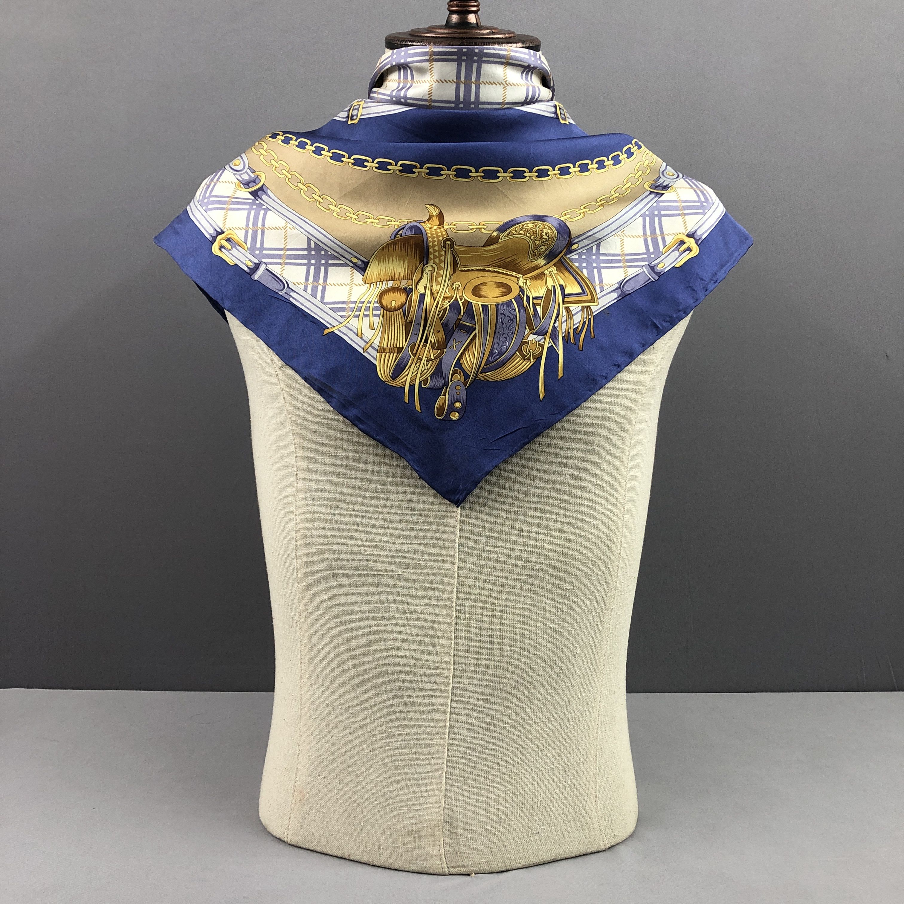 Japanese Brand Vintage SILK Scarf Twill Stole Wraps Scarves Size ONE SIZE - 3 Thumbnail