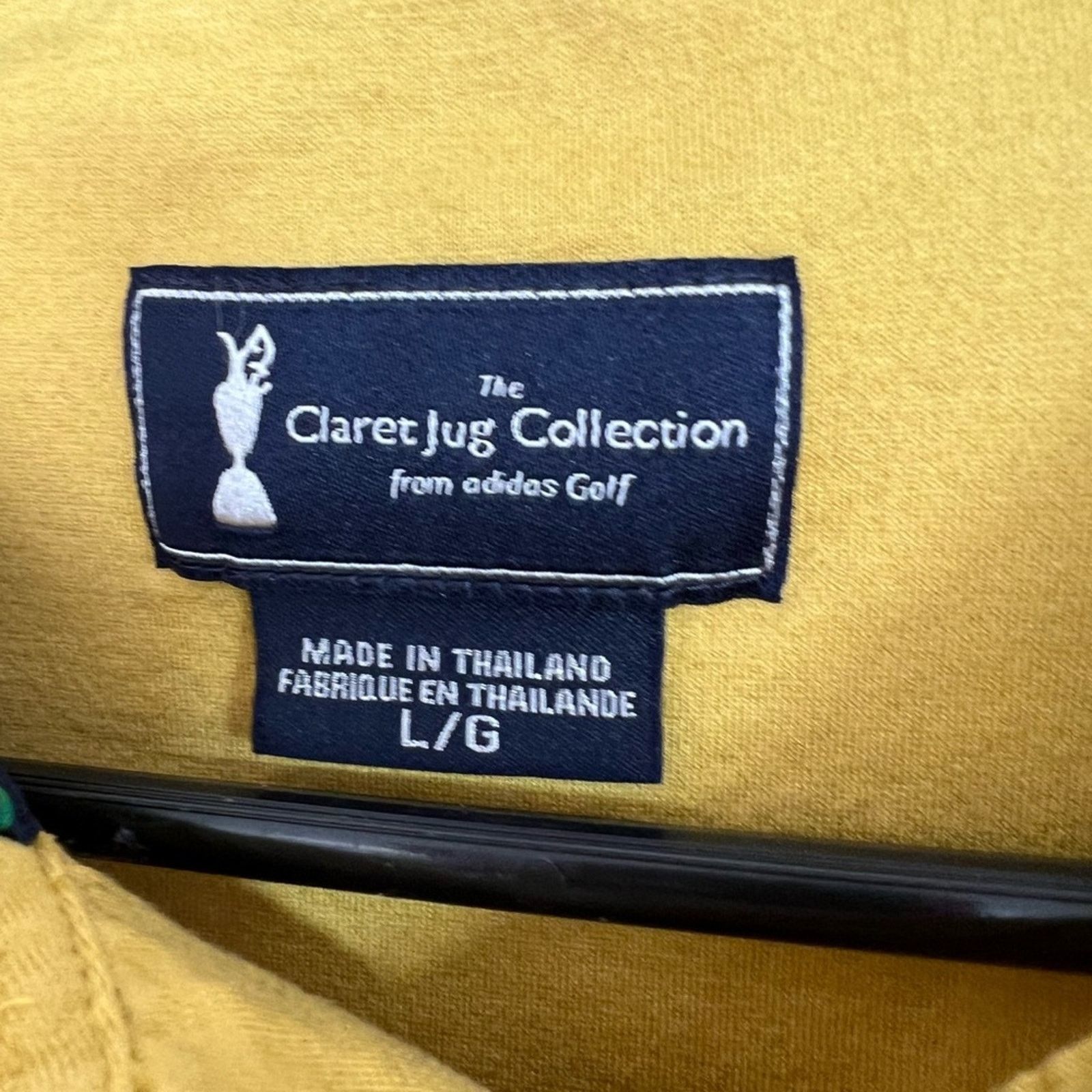 Adidas Adidas Golf Claret Jug Collection Polo Shirt Large Mustard Size US L / EU 52-54 / 3 - 3 Thumbnail
