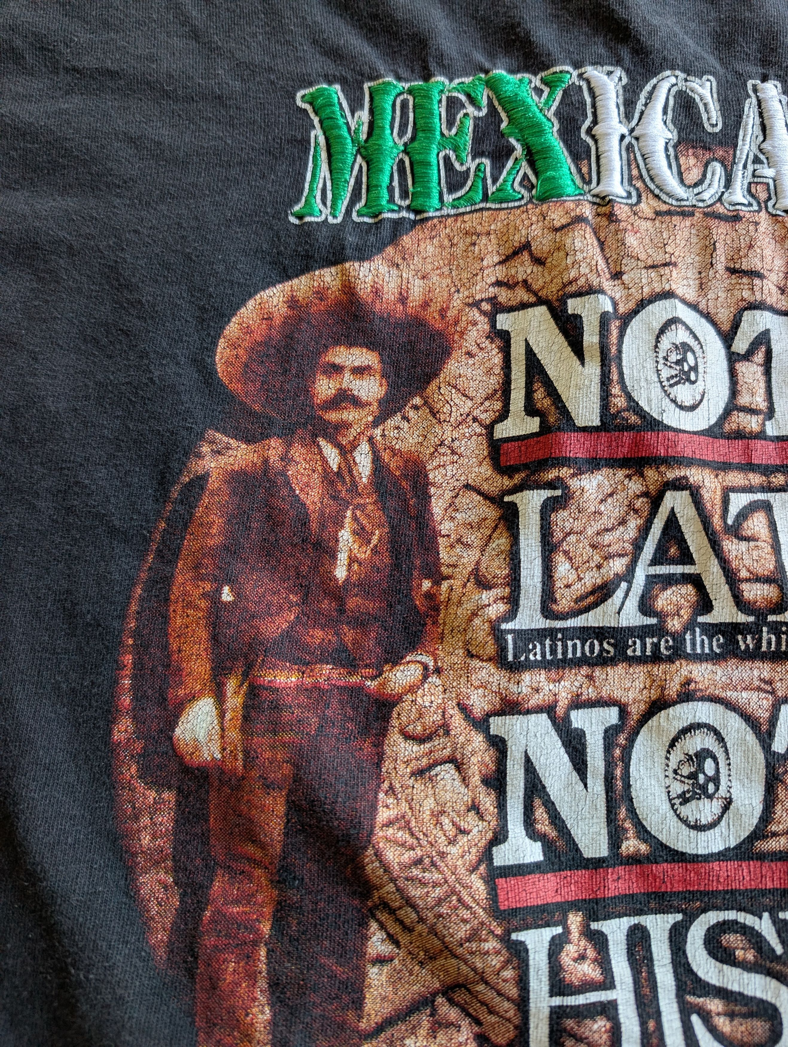 Band Tees Vintage Yazbek Mexicanos Political Fk Tha White Tee Size US M / EU 48-50 / 2 - 2 Thumbnail