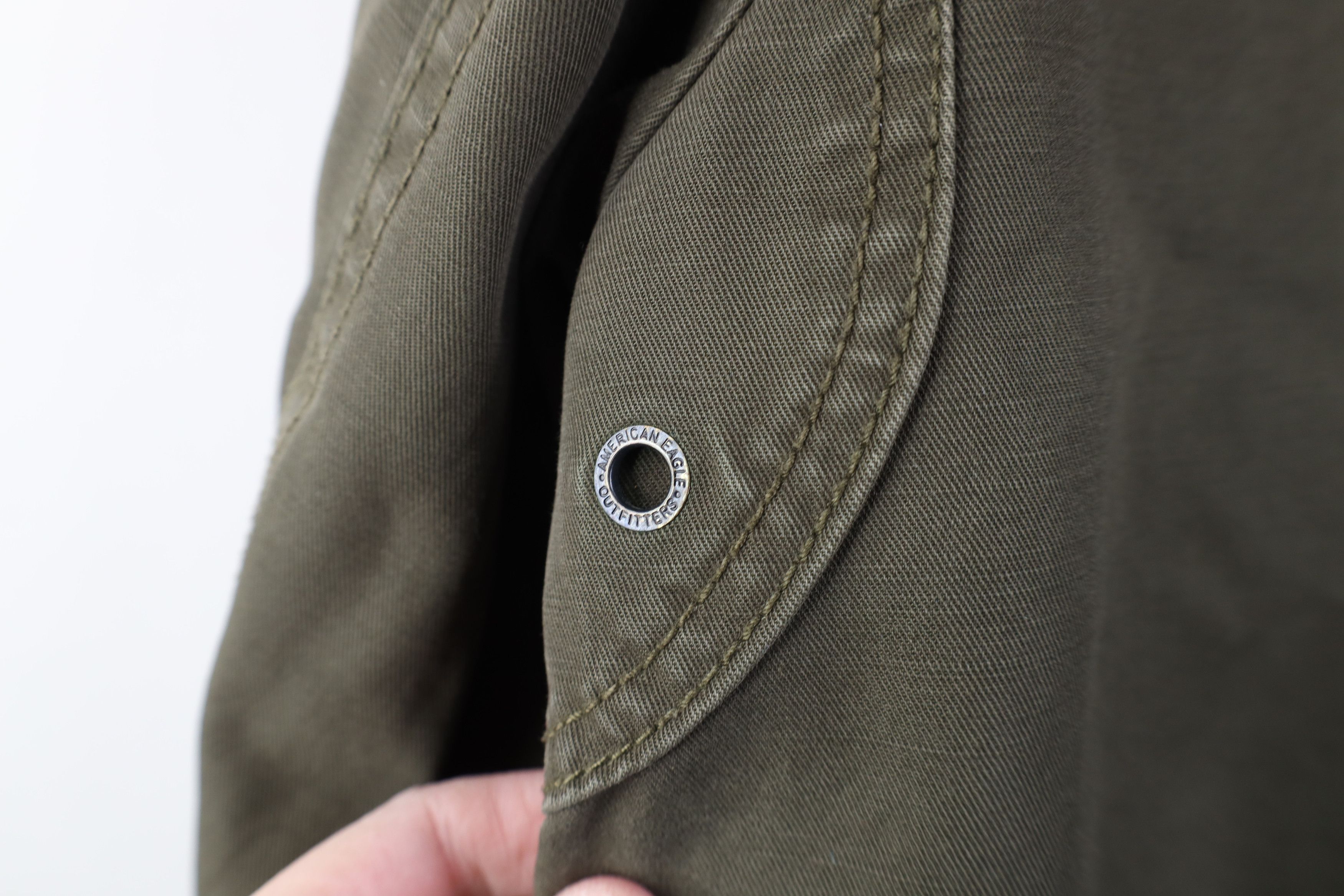 American Eagle Outfitters Vintage Y2K American Eagle Outfitters Military Parka Jacket Size US M / EU 48-50 / 2 - 14 Thumbnail