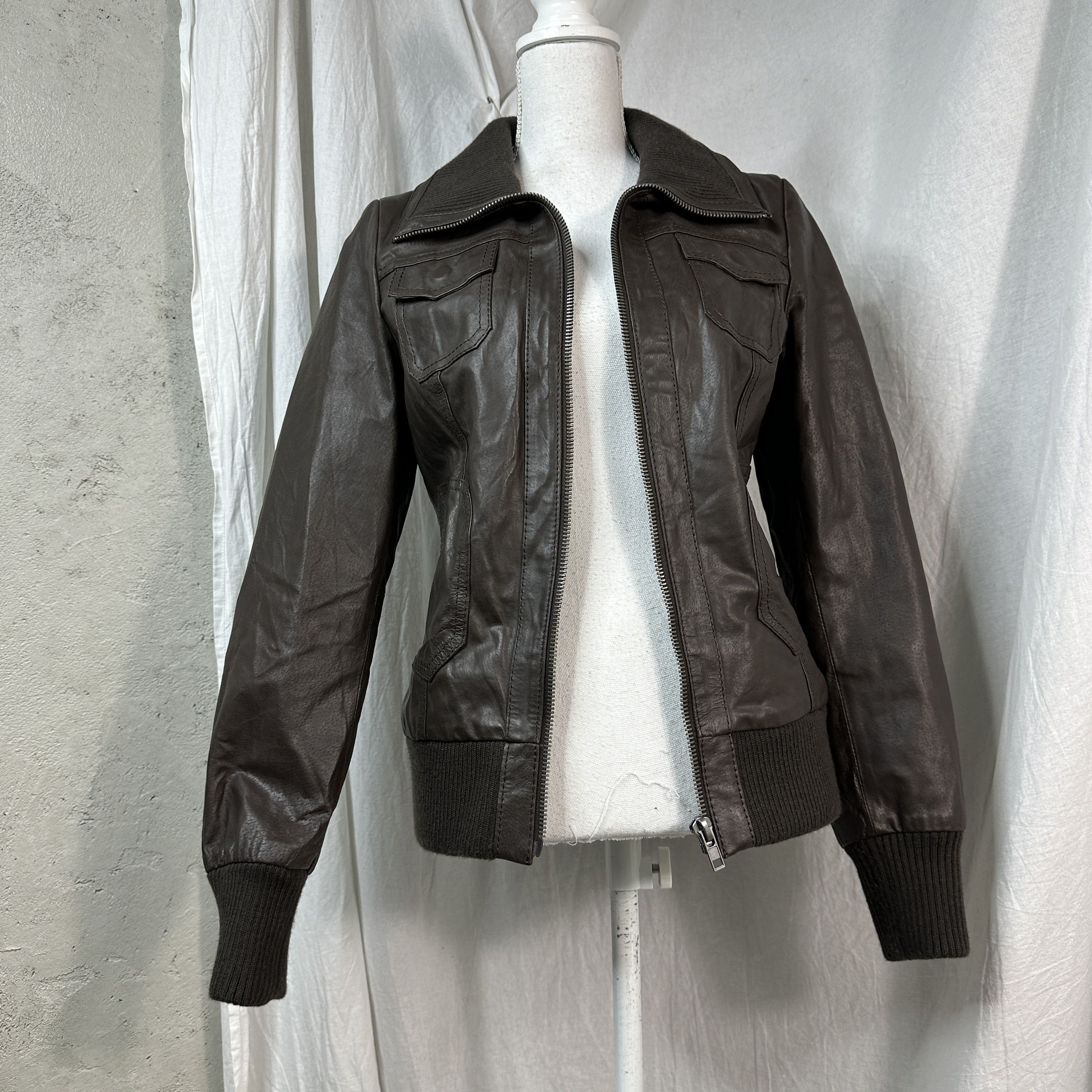 Vintage Leather Vintage Jacket Size M / US 6-8 / IT 42-44 - 4 Thumbnail