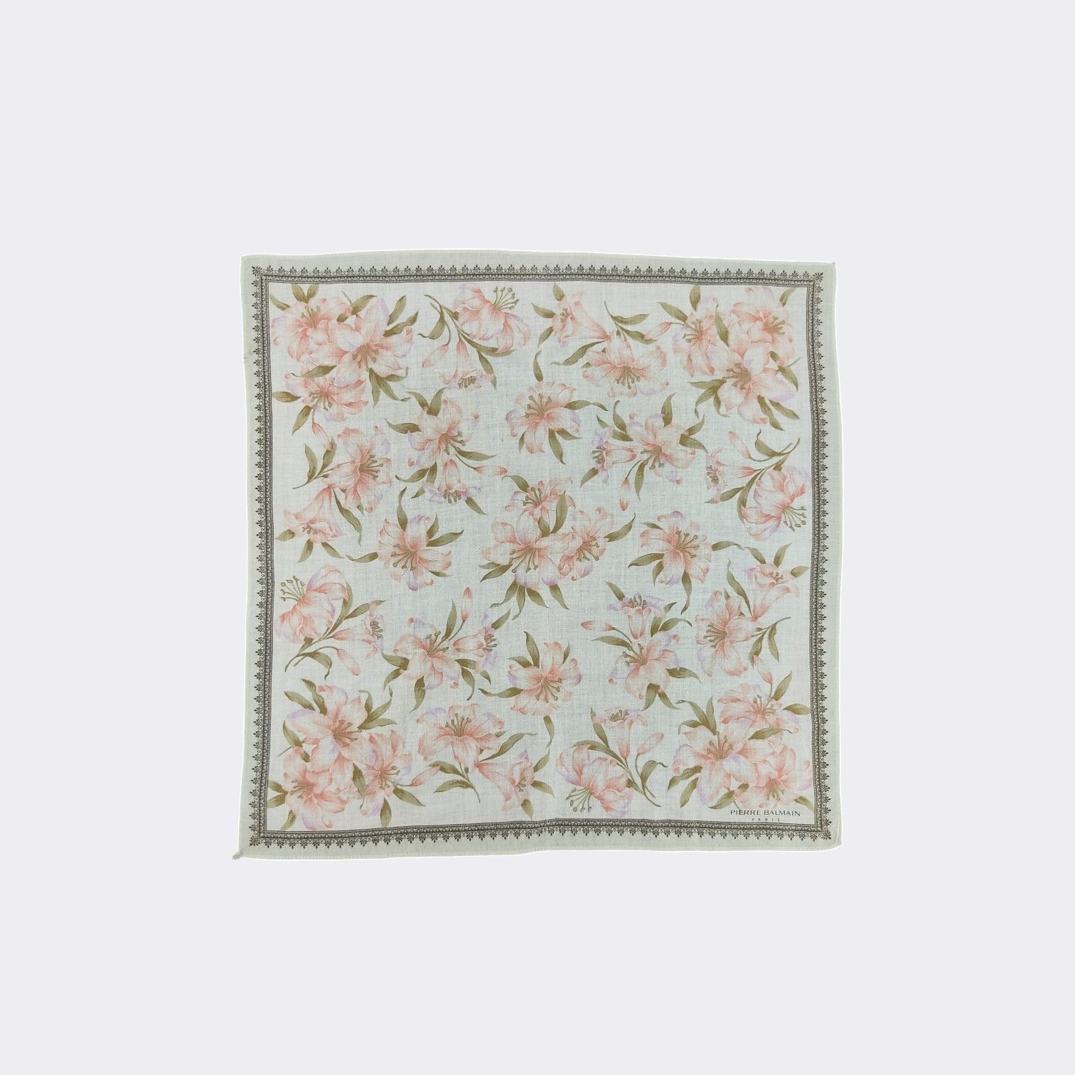 Pierre Balmain Vintage Pierre Balmain Handkerchief Neckerchief H386M Size ONE SIZE - 2 Thumbnail