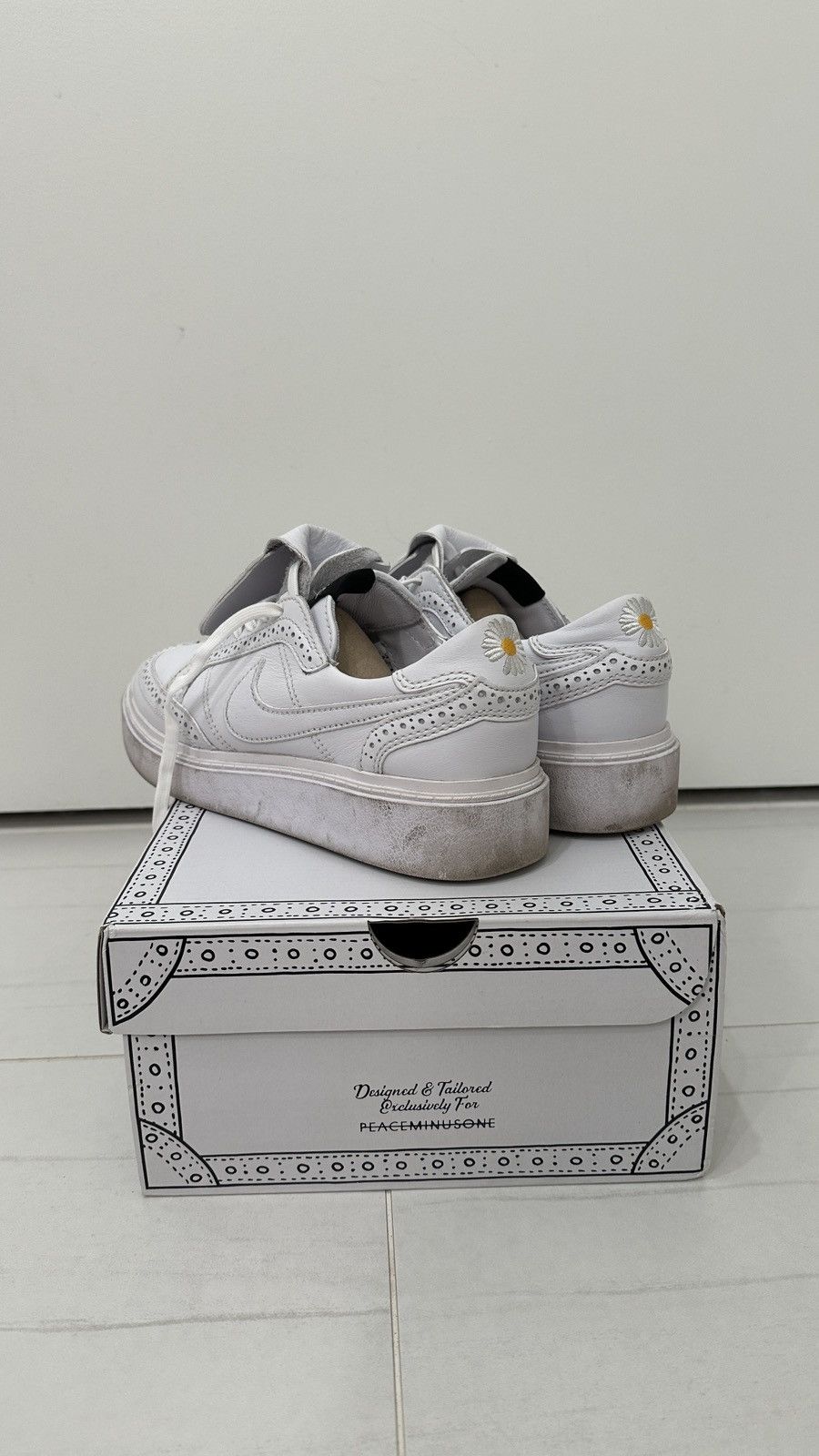 Nike × peaceminusone Nike G-Dragon x Kwondo 1 Triple White