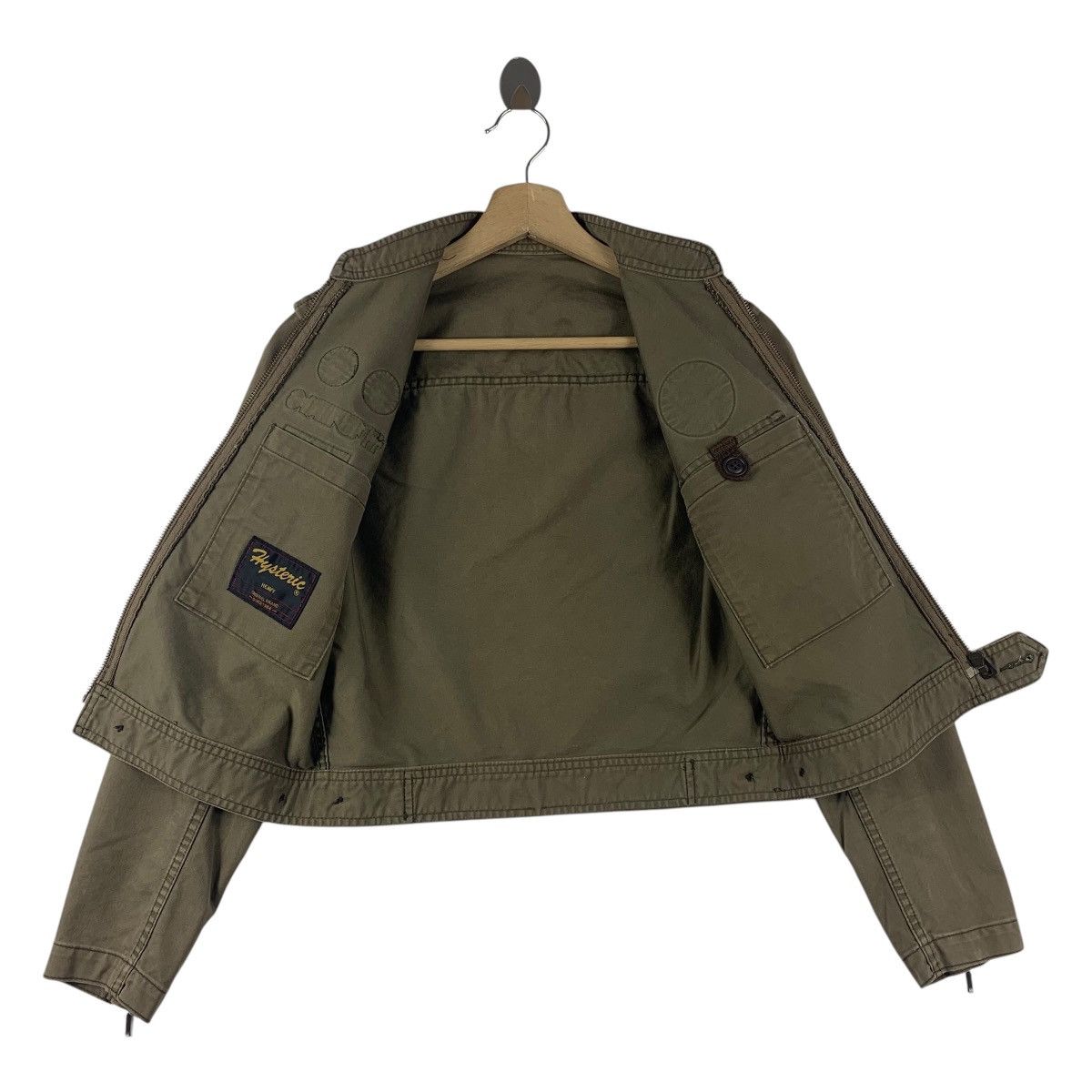 Hysteric Glamour × Japanese Brand Vintage HYSTERIC GLAMOUR military jacket embroidery patch Size US S / EU 44-46 / 1 - 5 Thumbnail