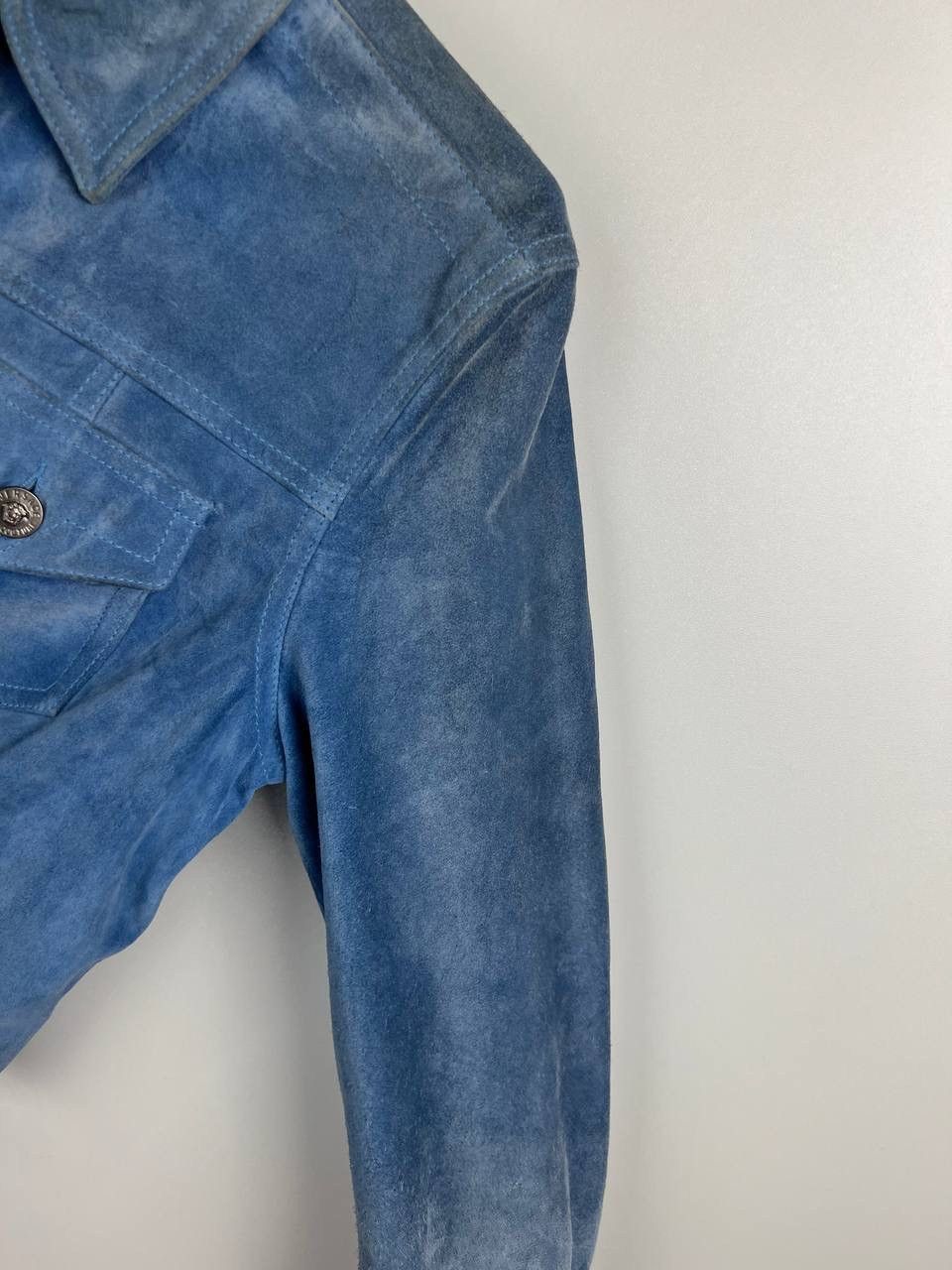 Versace × Versace Jeans Couture × Vintage Versace Jeans Couture leather vintage jacket size XS Size XS / US 0-2 / IT 36-38 - 19 Thumbnail