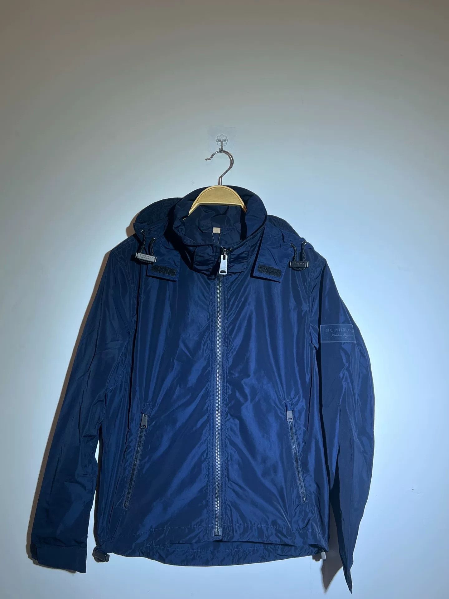 Burberry Men's Stylish Navy Coat