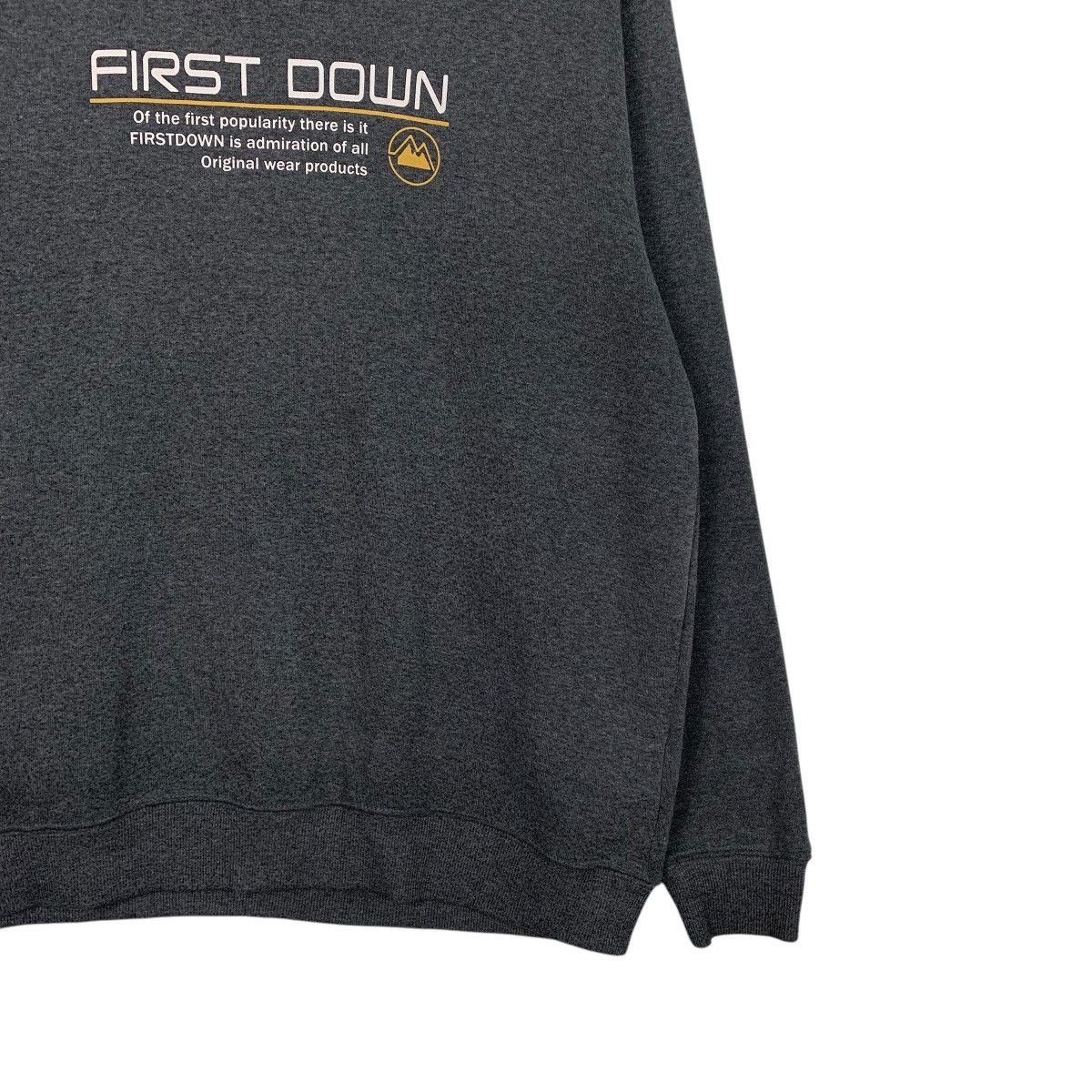 Japanese Brand First Down Crewneck Sweatshirt Size US L / EU 52-54 / 3 - 4 Thumbnail