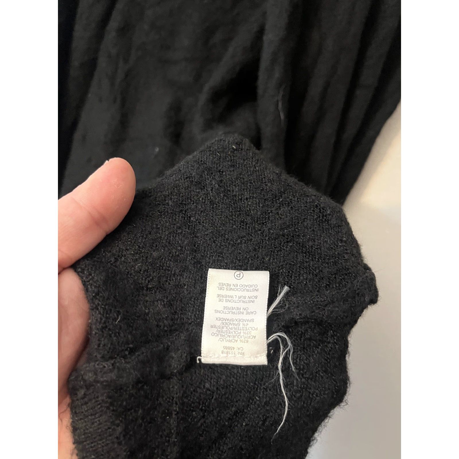 Michael Kors Michael Kors Women Cardigan Open Black XL Sweater Acrylic Blend Size XL / US 12-14 / IT 48-50 - 3 Thumbnail