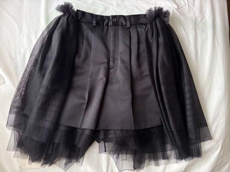 Comme des Garcons COMME des GARCONS Black Tulle Pants - dmc Size 26" / US 2 / IT 38 - 1 Thumbnail