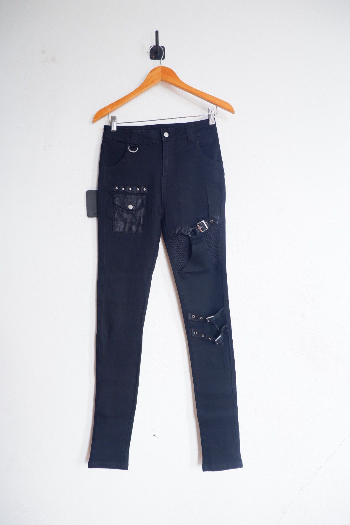 Killstar Killstar Punk Gothic Bondage Pants Size 28" / US 6 / IT 42 - 1 Thumbnail