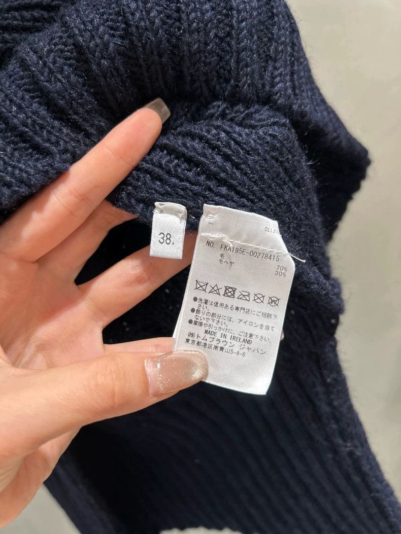 Thom Browne Thom Browne Navy blue knit top Size XS / US 0-2 / IT 36-38 - 6 Thumbnail