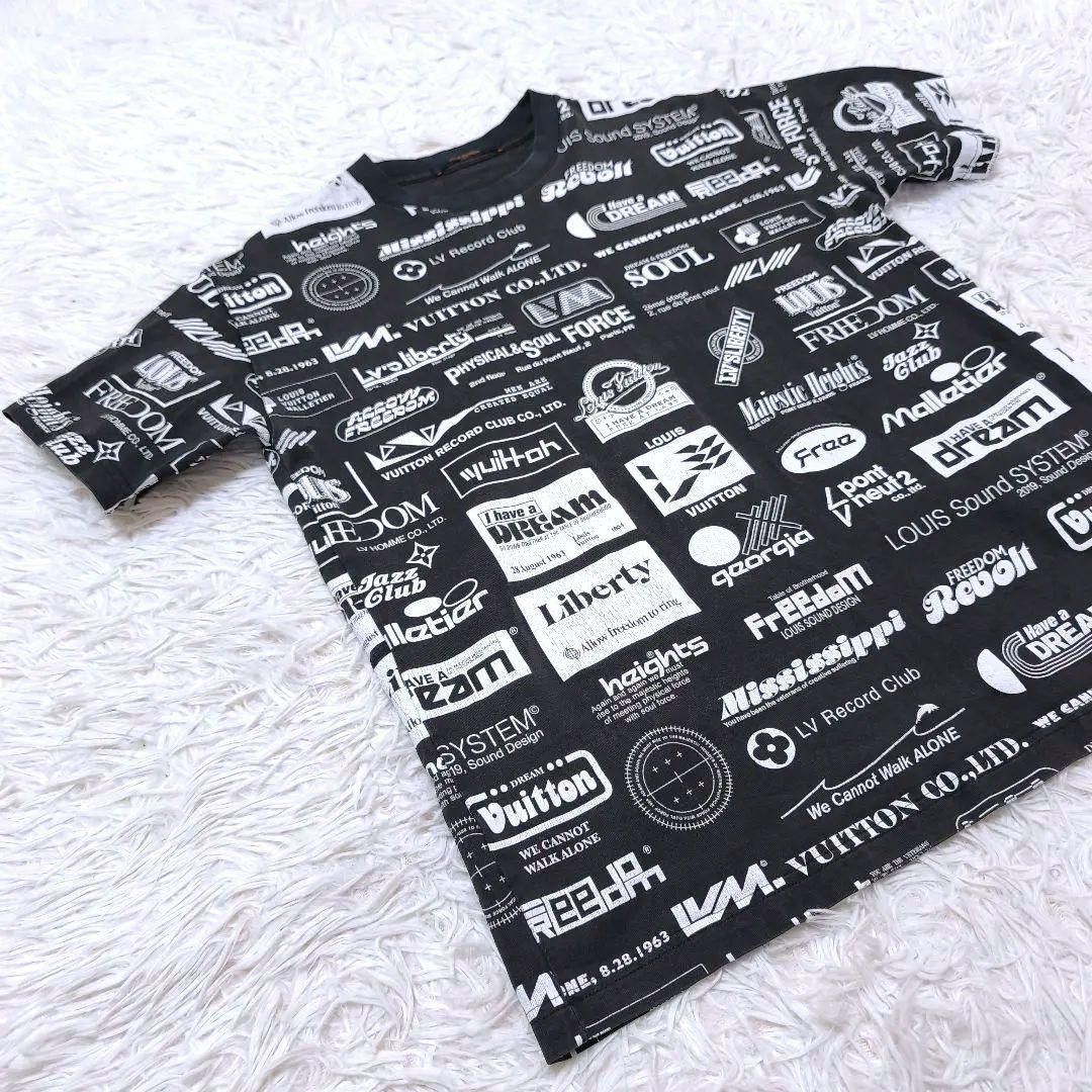 Louis Vuitton Louis Vuitton All-Over Logo Tee Black Size US M / EU 48-50 / 2 - 3 Thumbnail