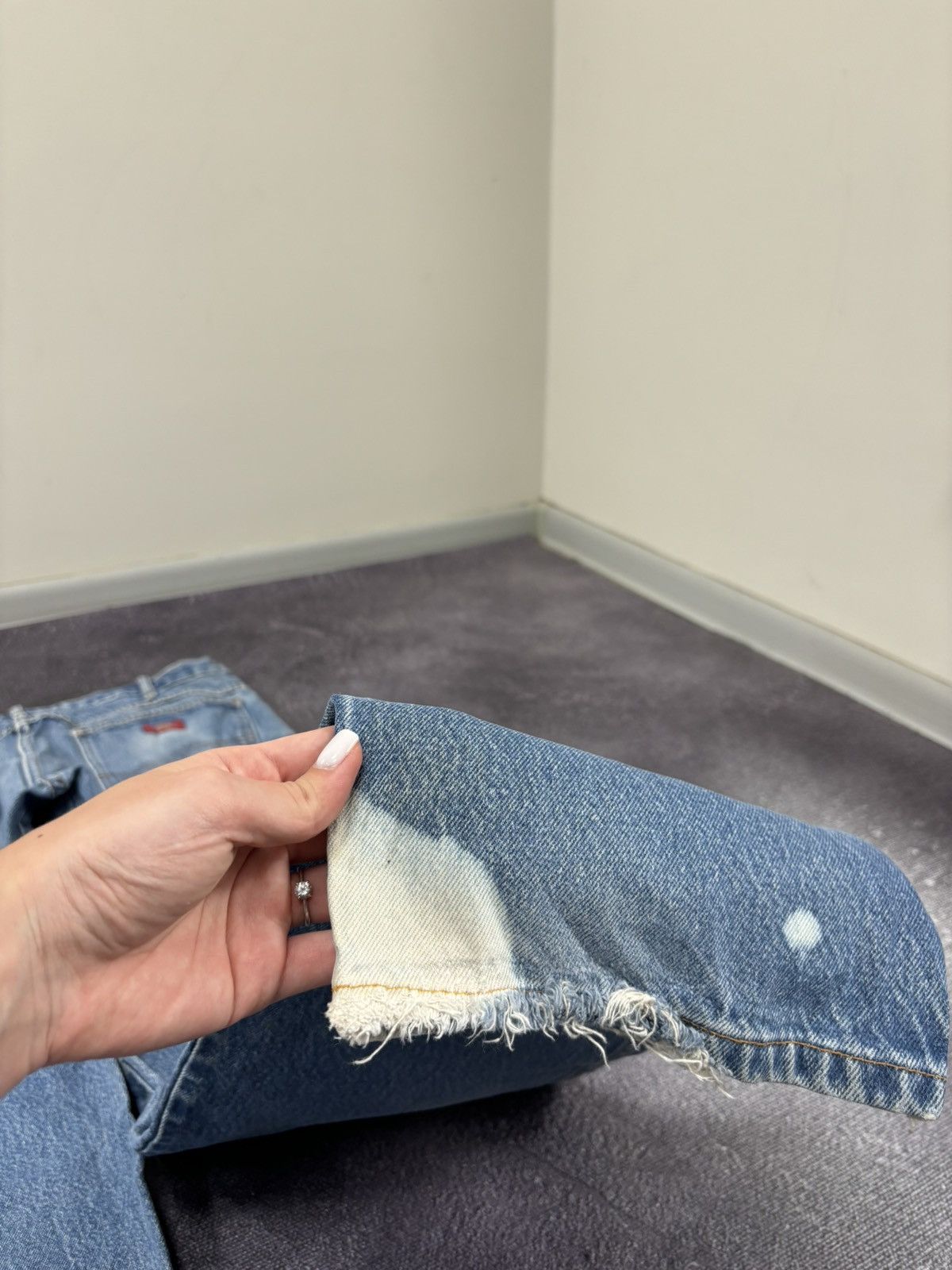 Dickies Vintage Dickies Regular Fit Y2K Faded Blue Work Denim Jeans Size US 36 / EU 52 - 4 Thumbnail
