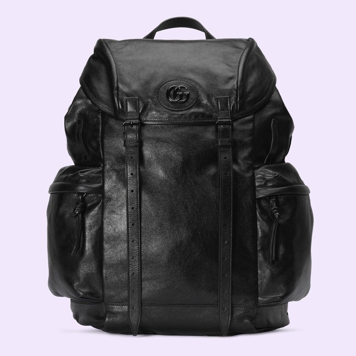 Gucci Black Backpack with tonal double G Size ONE SIZE - 1 Thumbnail