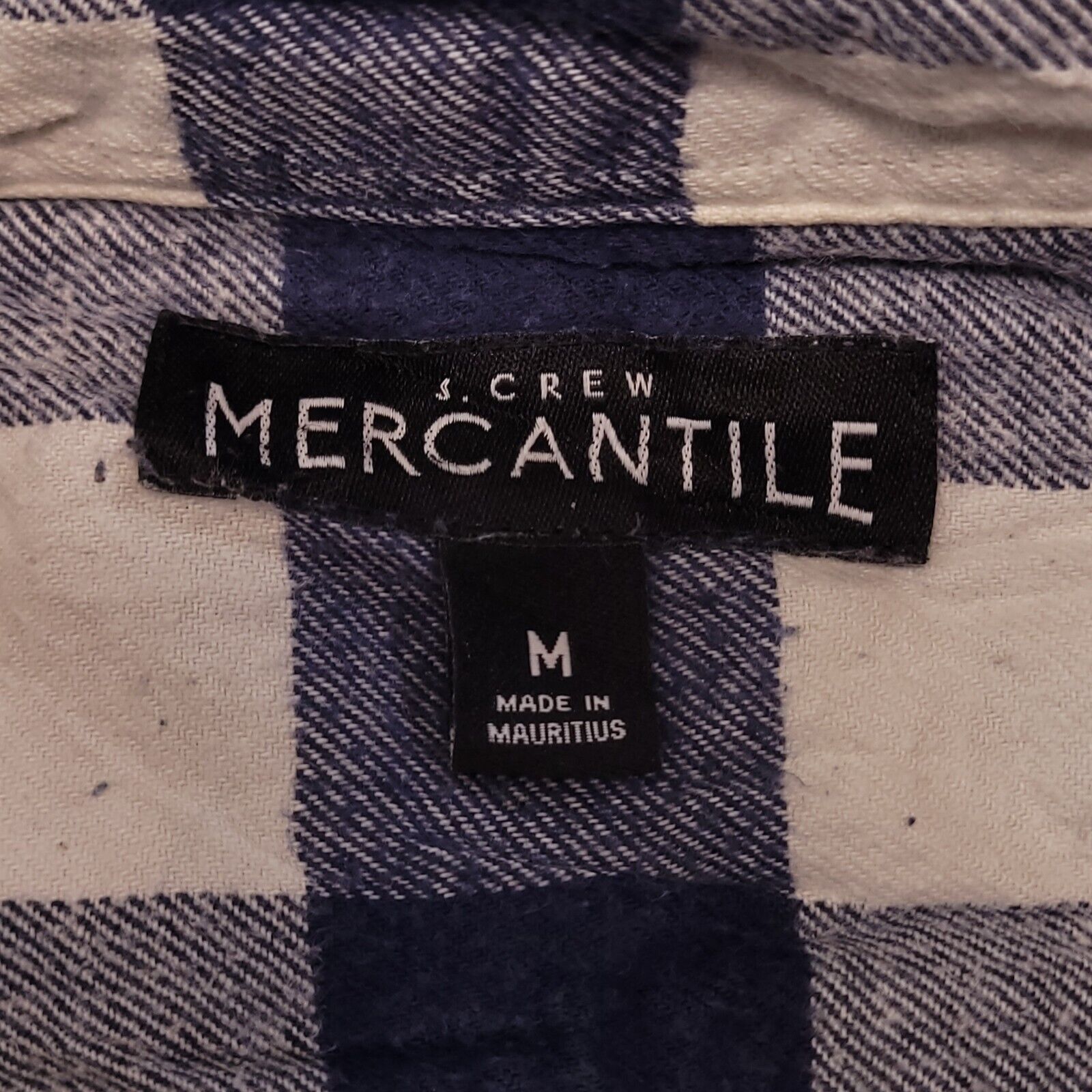 J.Crew JCrew Mercantile Gingham Flannel Shirt Mens Size M Blue Size US M / EU 48-50 / 2 - 3 Thumbnail
