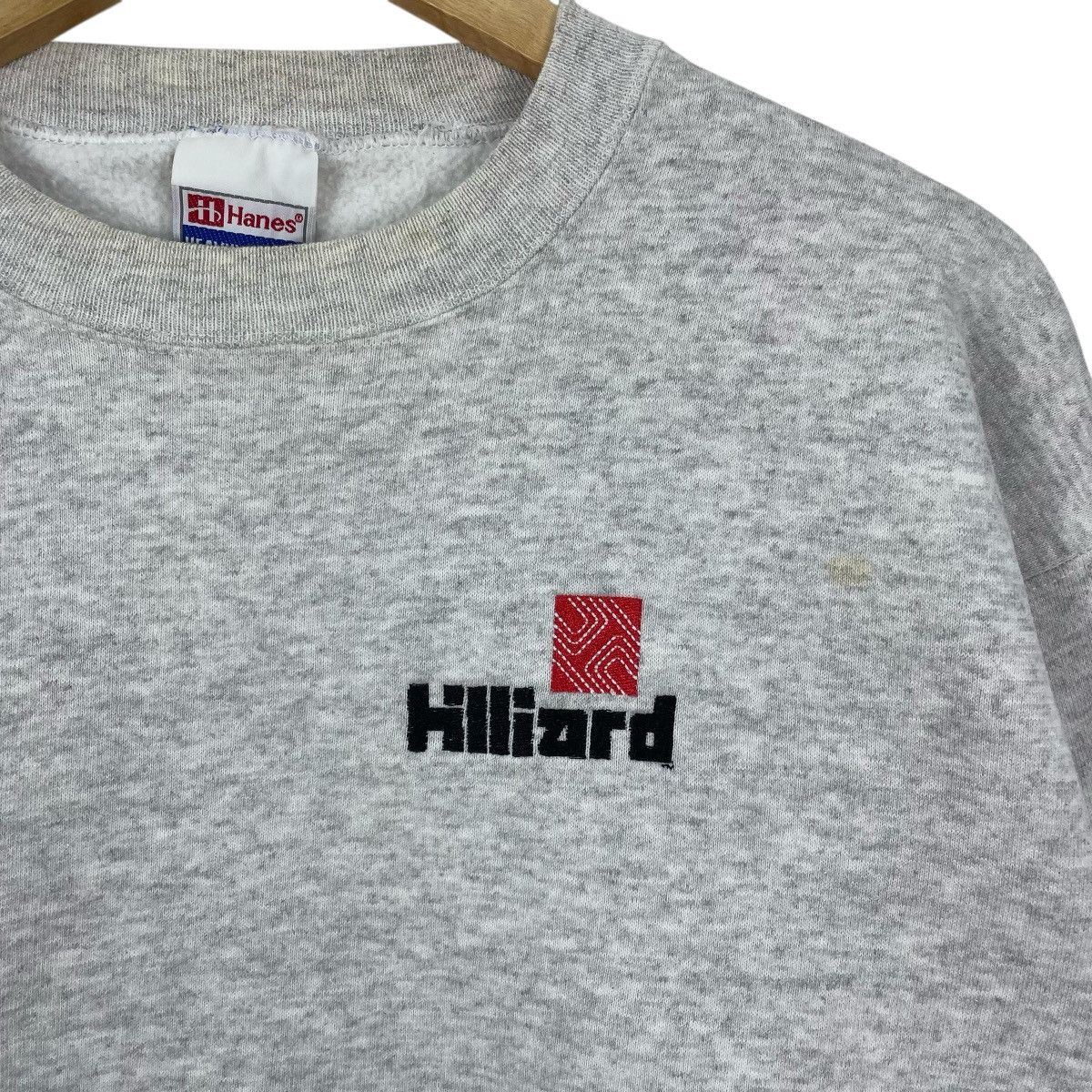 Hanes × Vintage Vintage 90s Hilliard Corporation Crewneck Sweatshirt Size US L / EU 52-54 / 3 - 4 Thumbnail