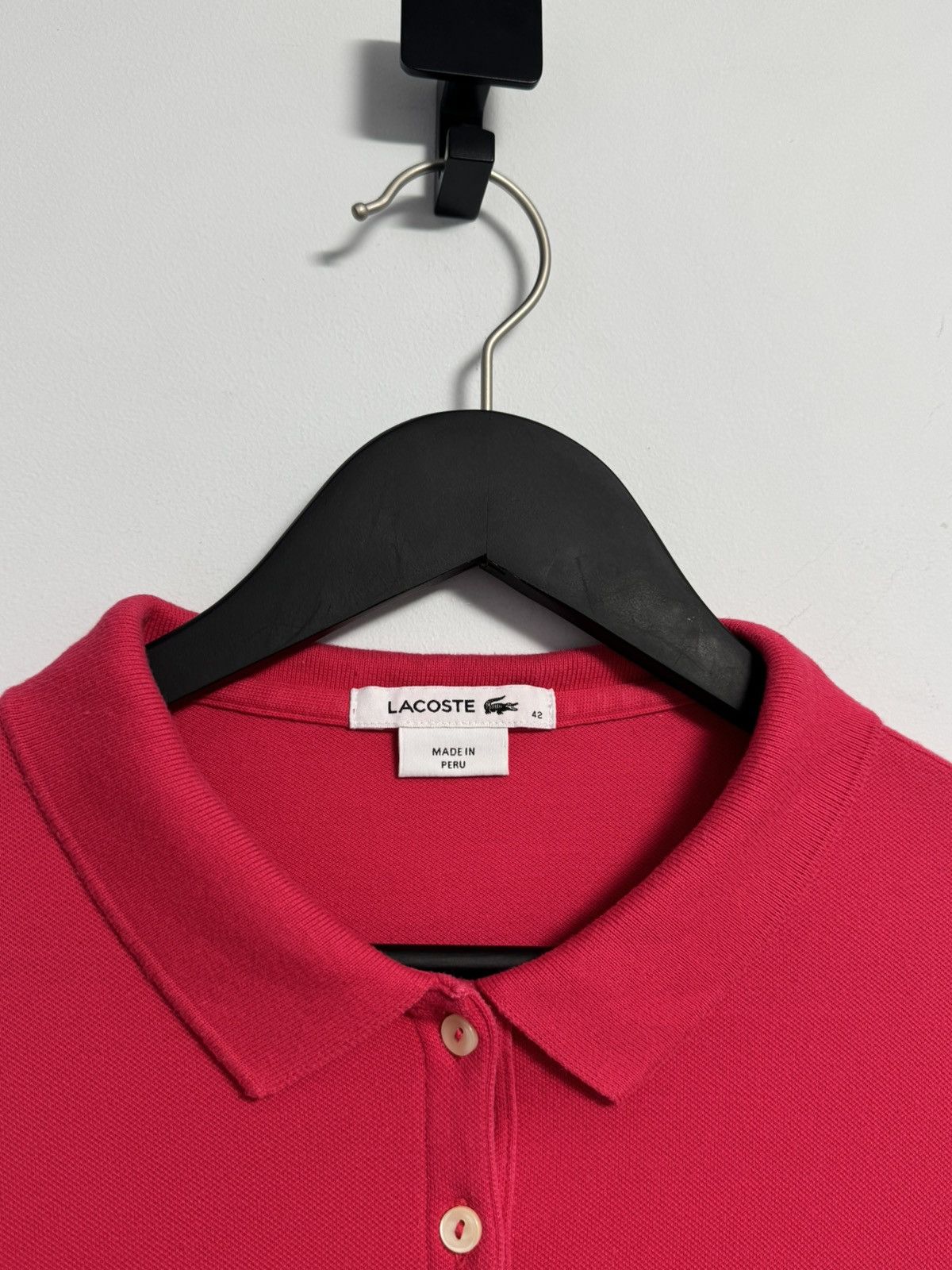 Lacoste Lacoste Striped Cotton Polo Dress Size M / US 6-8 / IT 42-44 - 3 Thumbnail