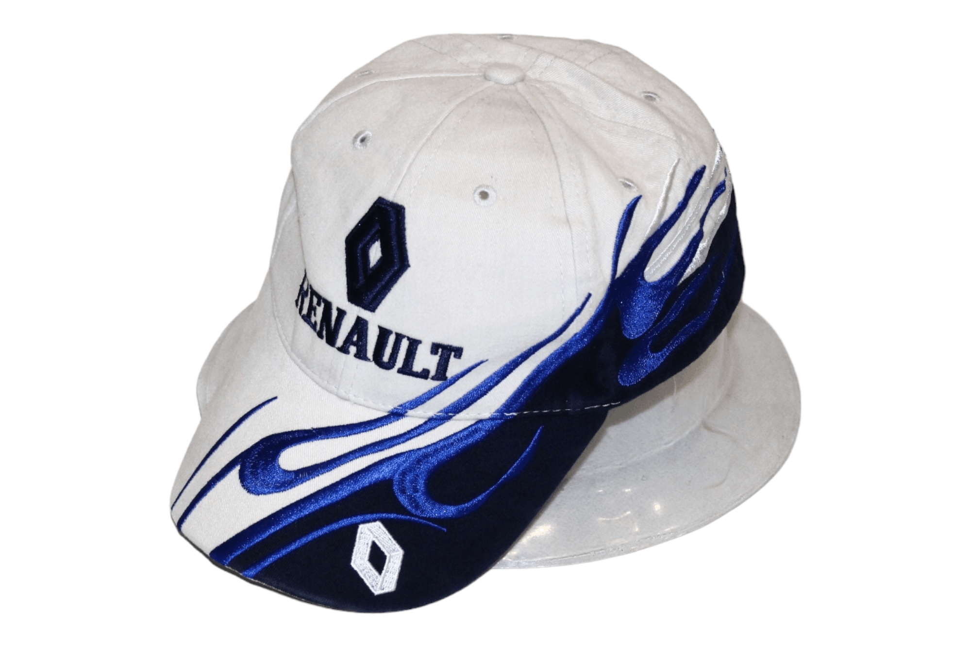 Formula 1 VTG 🔥 Renault Racing Logo Y2K Inflames design cap Size ONE SIZE - 6 Thumbnail