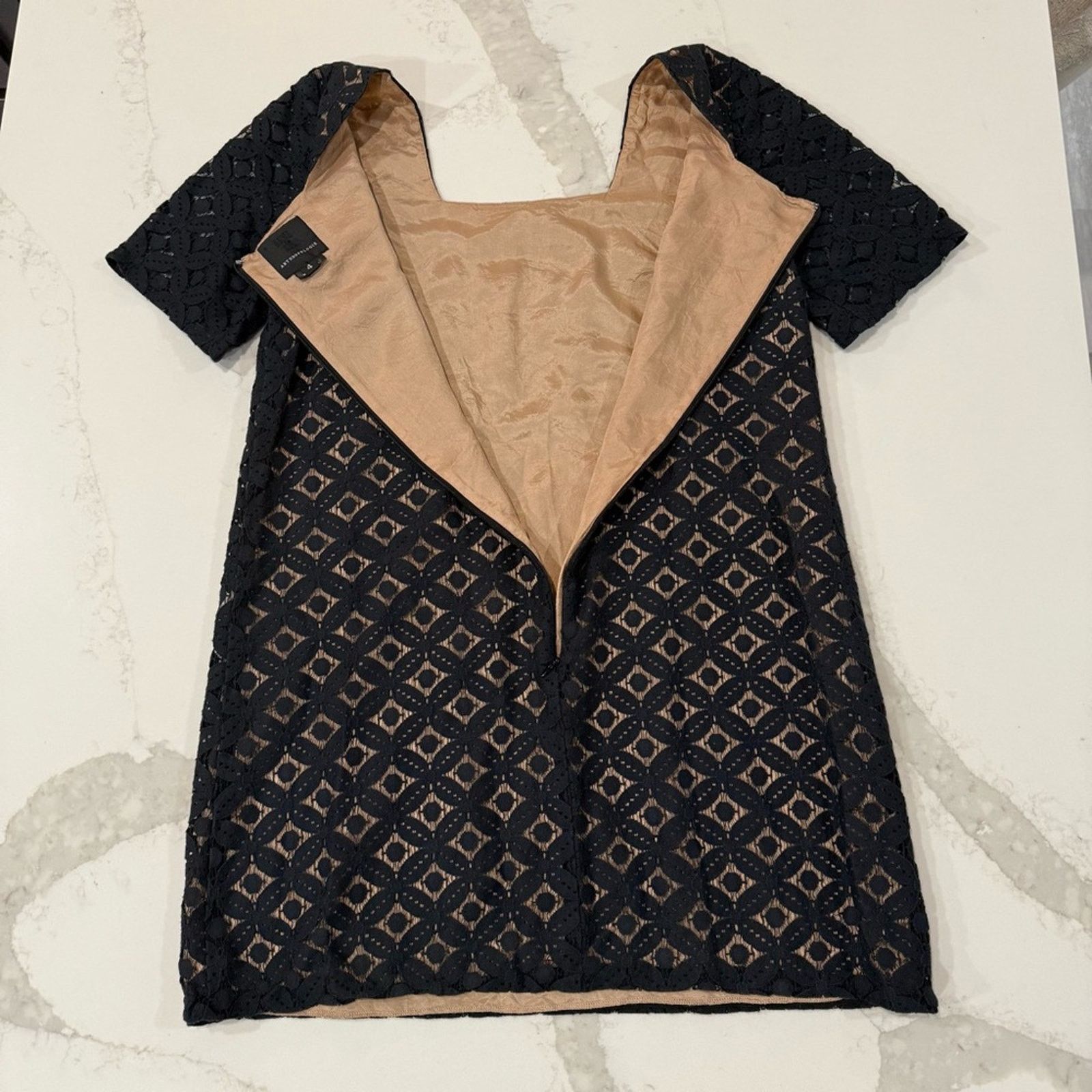 Anna Sui Anna Sui x Anthropologie Lace Overlay Shift Dress Womens 4 Size S / US 4 / IT 40 - 8 Thumbnail