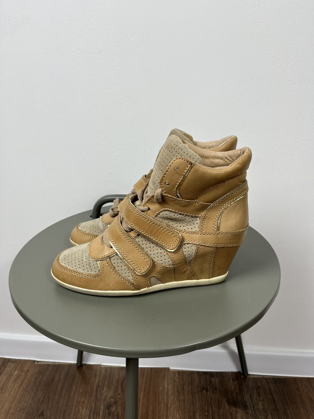ASH Vintage ASH wedge sneakers beige brown size 40 Size US 9 / IT 39 - 7 Thumbnail