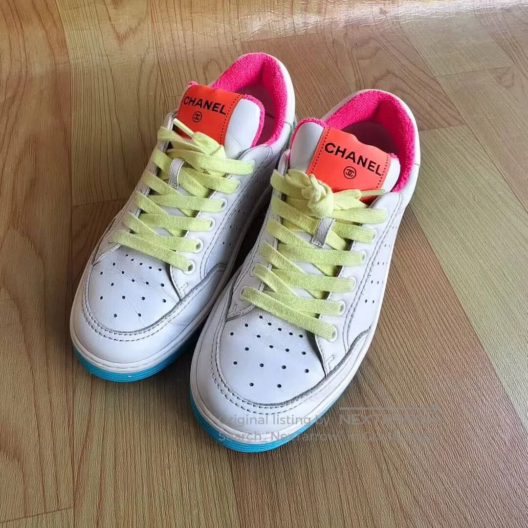 Chanel Chanel Candy Color Low-Top Sneakers| Size US 6 / IT 36 - 1 Thumbnail