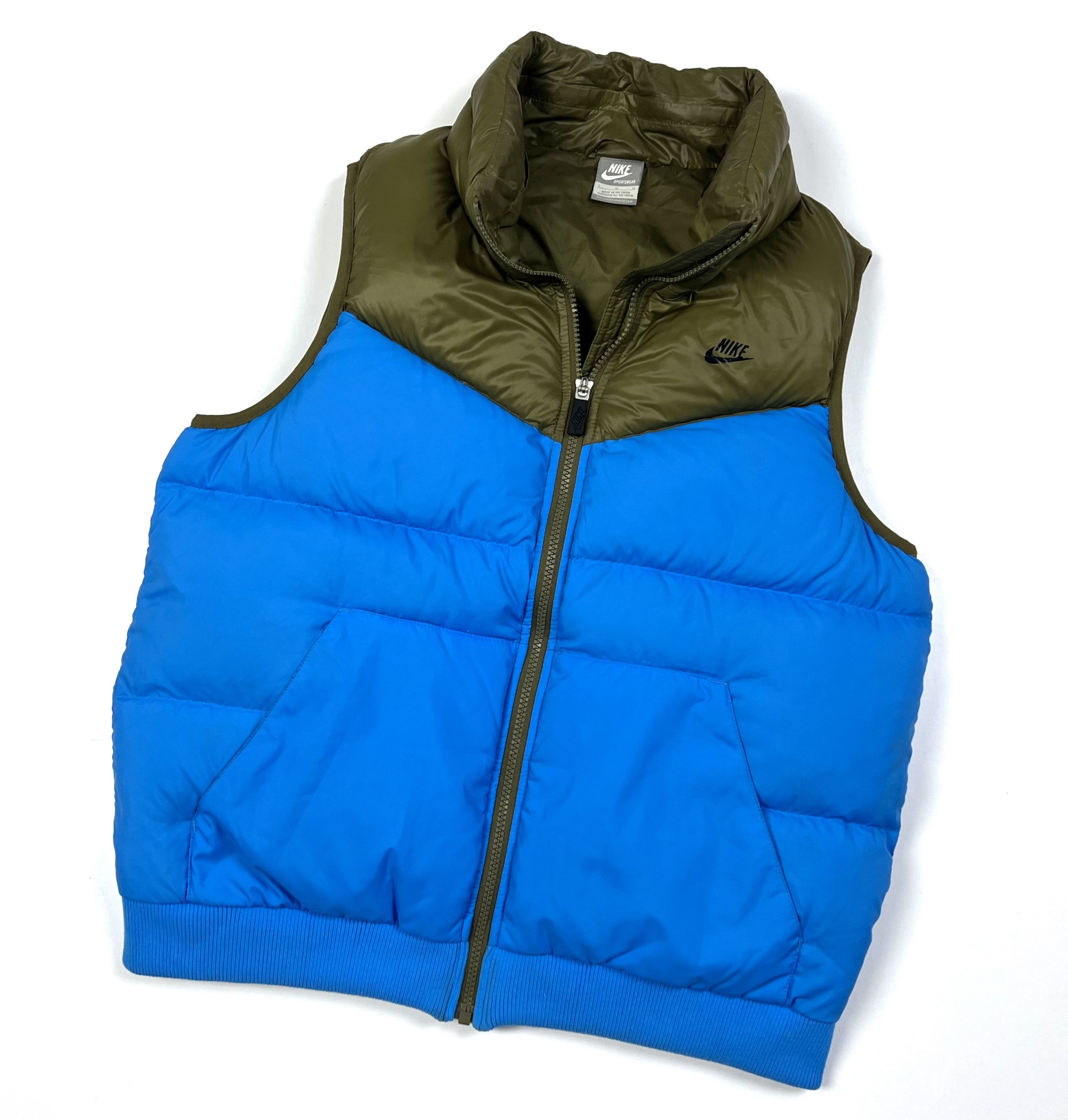L size] Supreme Nike Denim Puffer vest