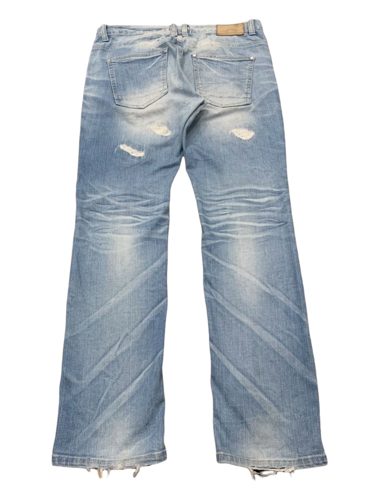 20471120 × If Six Was Nine × Japanese Brand Arix Constructed Distressed Denim Pants (AC13) Size US 34 / EU 50 - 8 Thumbnail