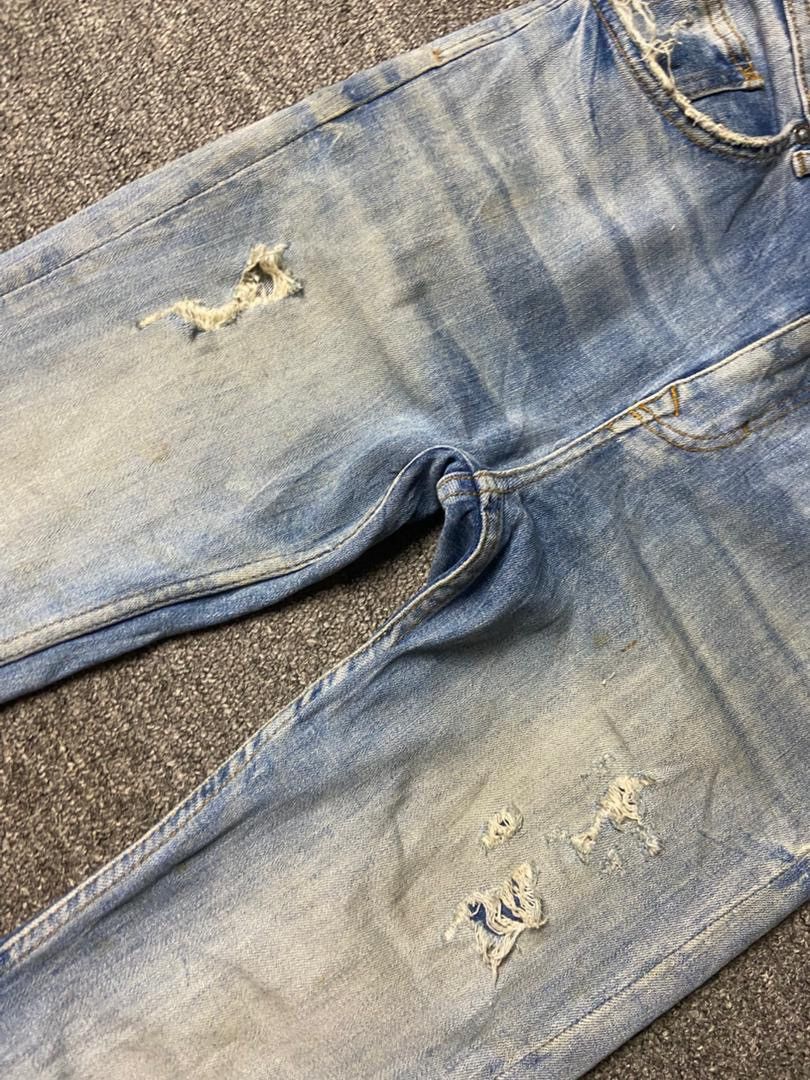 Zara Zara Distressed Denim Ripped Jeans (175) Size US 28 / EU 44 - 7 Thumbnail