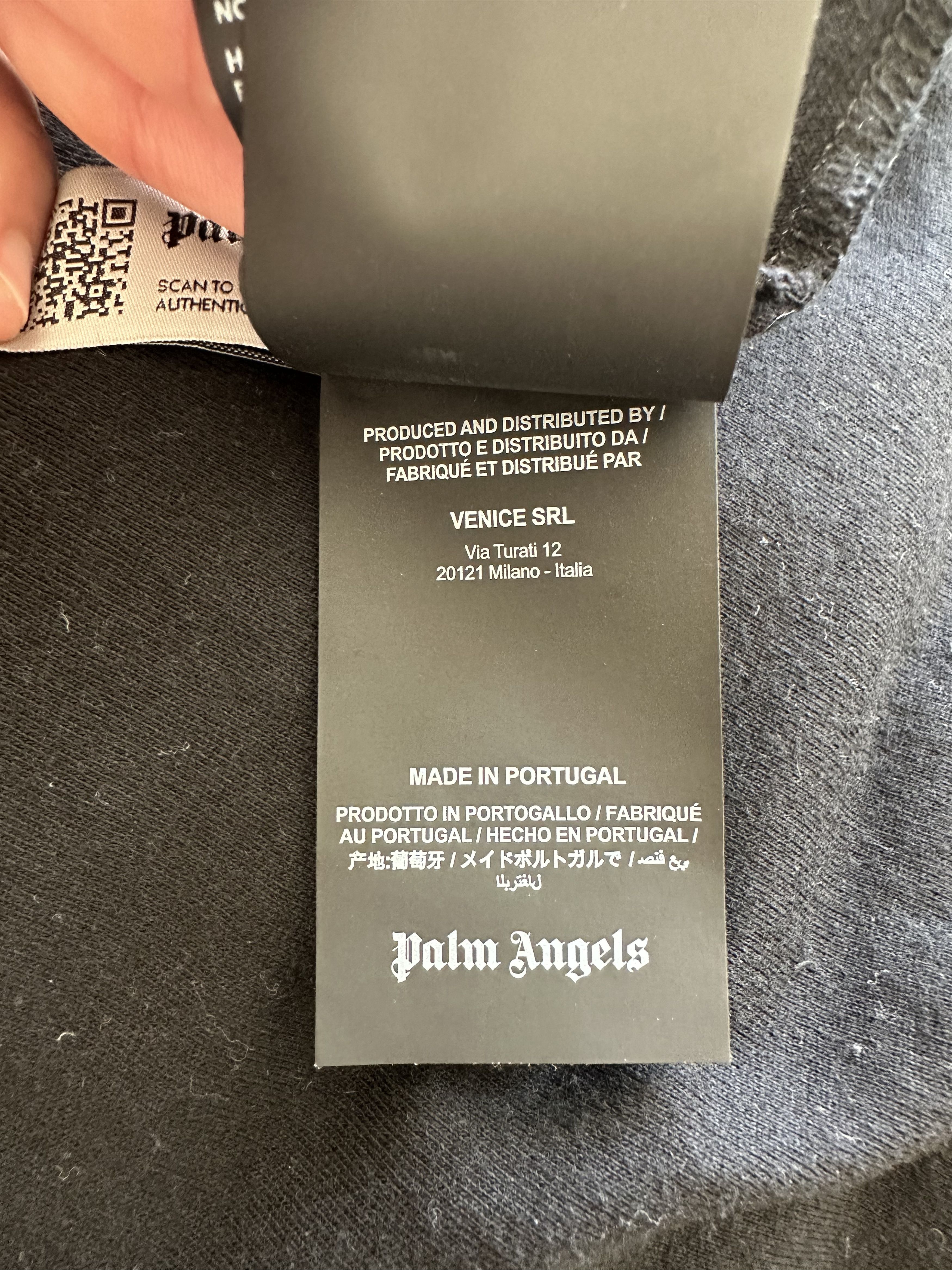 Palm Angels Palm Angels Classic Logo Over Tee Man Black Size US XL / EU 56 / 4 - 7 Thumbnail