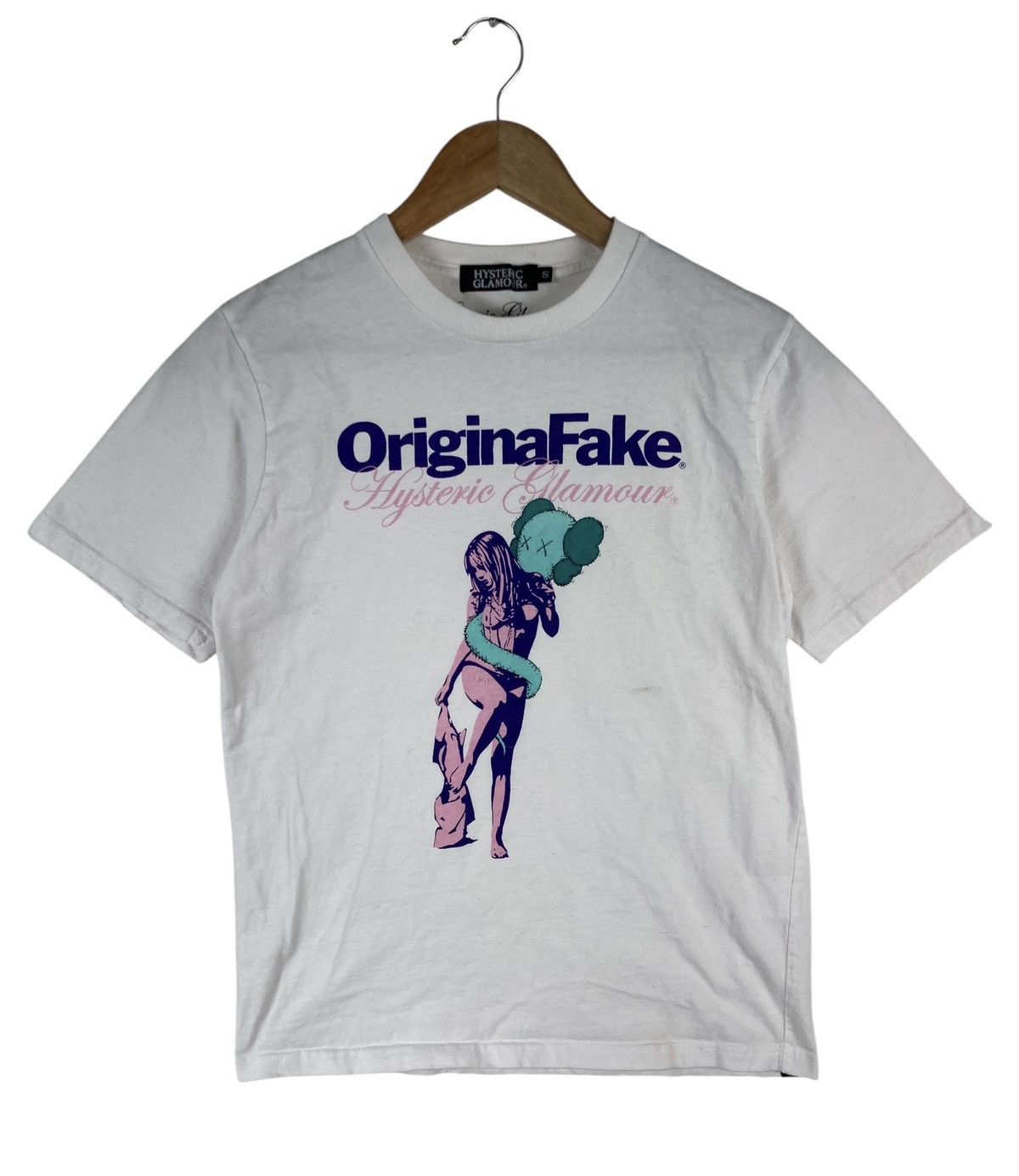 Hysteric Glamour Hysteric Glamour X Original Fake Kaws Japan T-Shirt Size US S / EU 44-46 / 1 - 2 Thumbnail