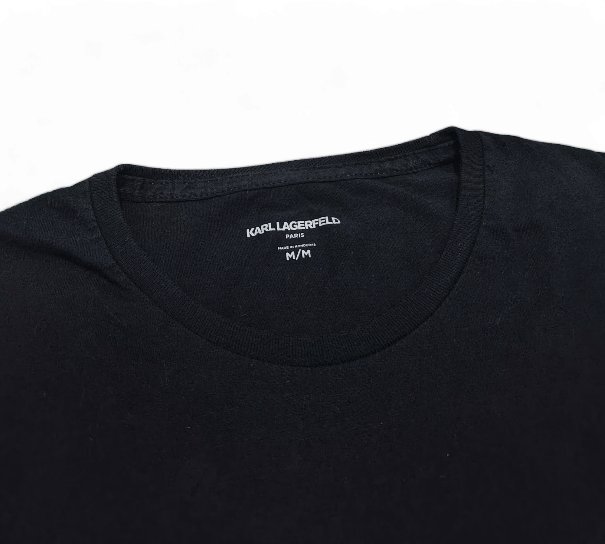 Karl Lagerfeld Karl Lagerfeld Paris Black Skull Graphic T-Shirt Size M / US 6-8 / IT 42-44 - 5 Thumbnail