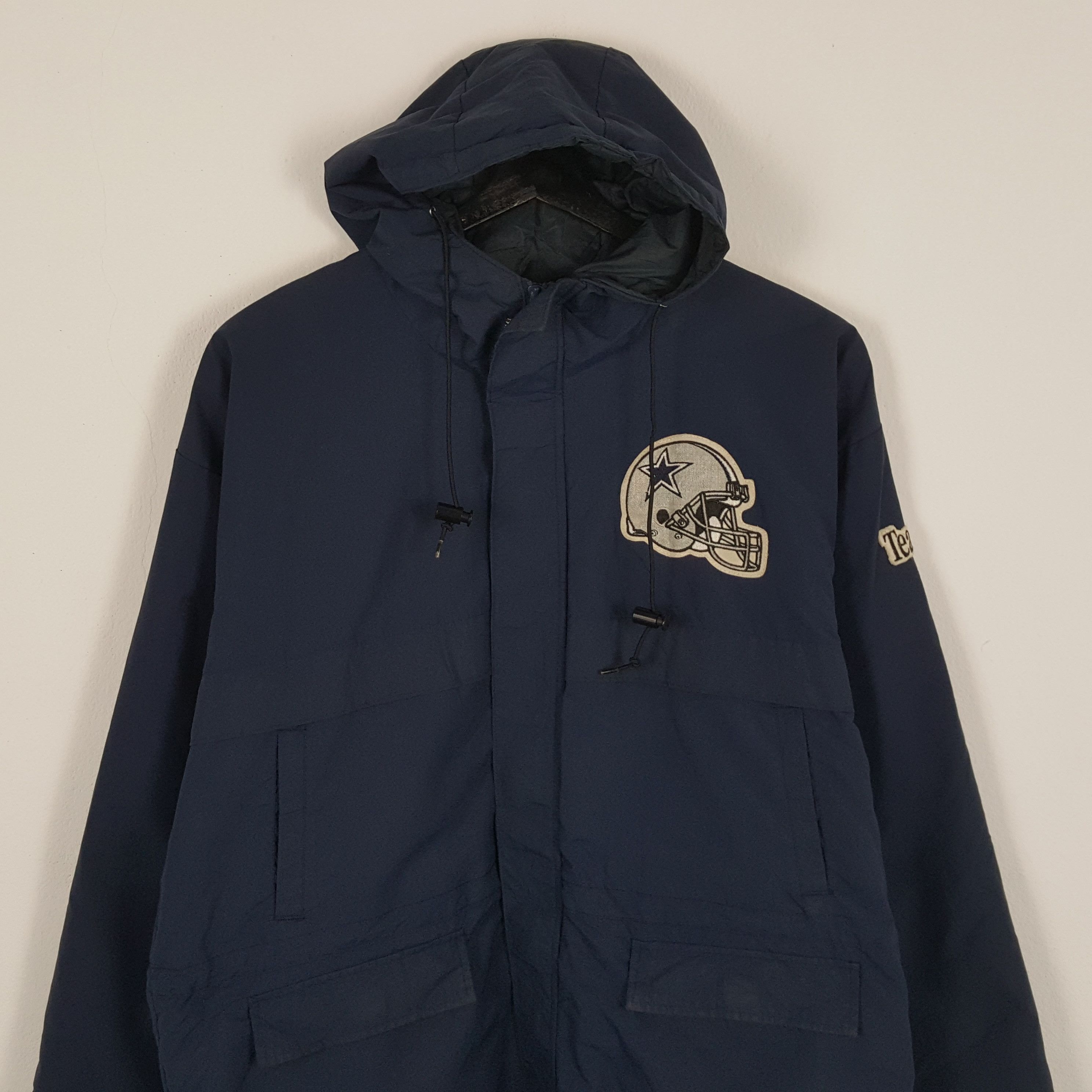 NFL NFL DALLAS COWBOYS American Football Team Long Jacket Size US XL / EU 56 / 4 - 4 Thumbnail