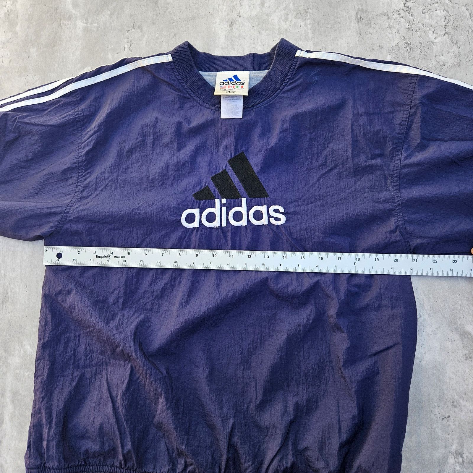 Adidas Vintage 98-2000 Adidas Pullover Sweatshirt. Size XL Blue Size XL / US 12-14 / IT 48-50 - 4 Thumbnail