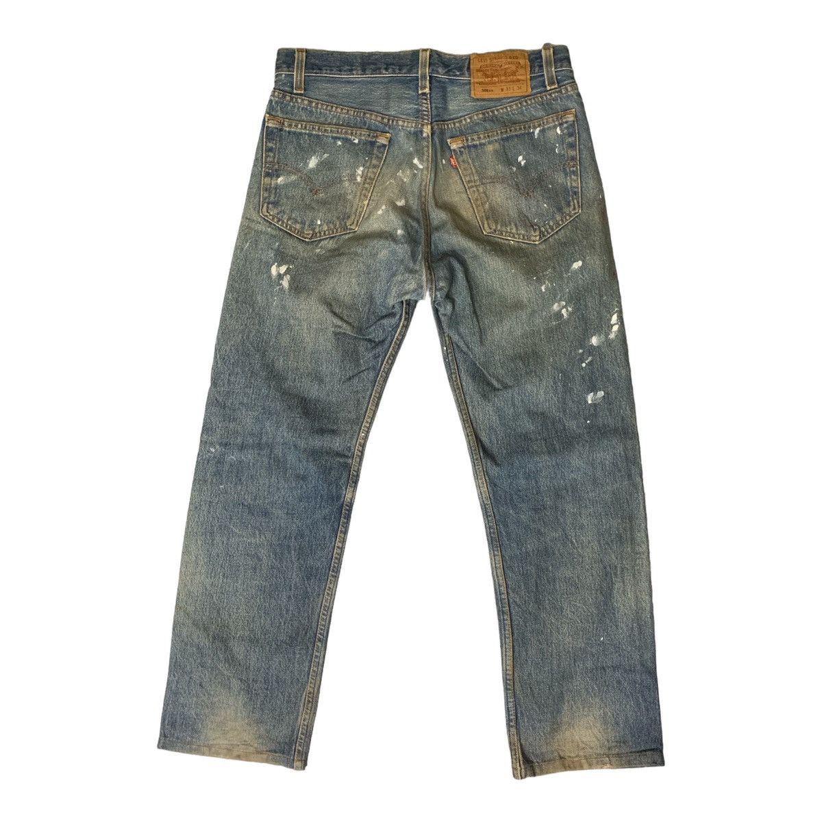Levi's Vintage Clothing Rare Design Vintage Levi’s 501xx Distressed Denim Size US 32 / EU 48 - 2 Thumbnail