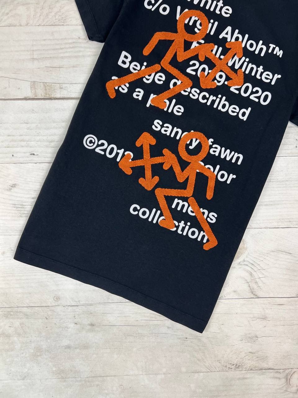 Off-White Off-White 2019 Pictogram Stickman Tee Size US XS / EU 42 / 0 - 11 Thumbnail