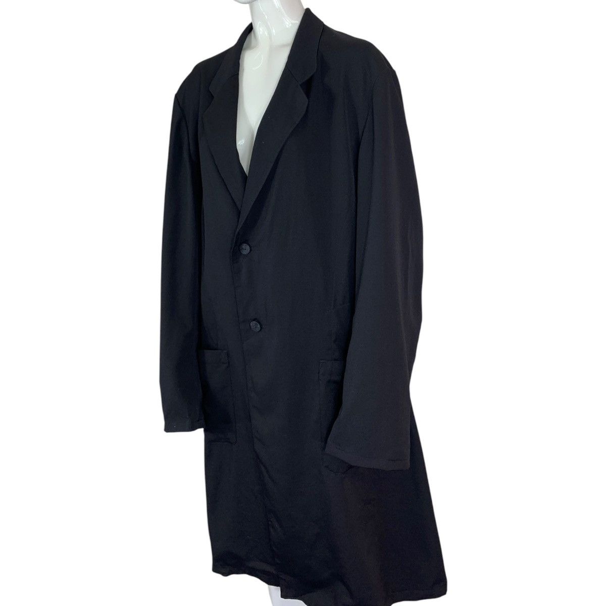 Yohji Yamamoto SS 2023 YOHJI YAMAMOTO POUR HOMME OVERCOAT JACKET Size US M / EU 48-50 / 2 - 2 Thumbnail