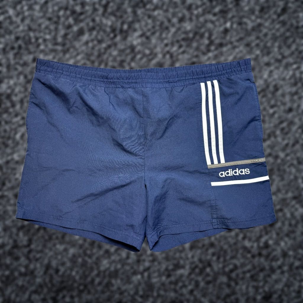Adidas adidas Vintage Training Shorts Y2K Blue Mens XL Size US 36 / EU 52 - 1 Thumbnail