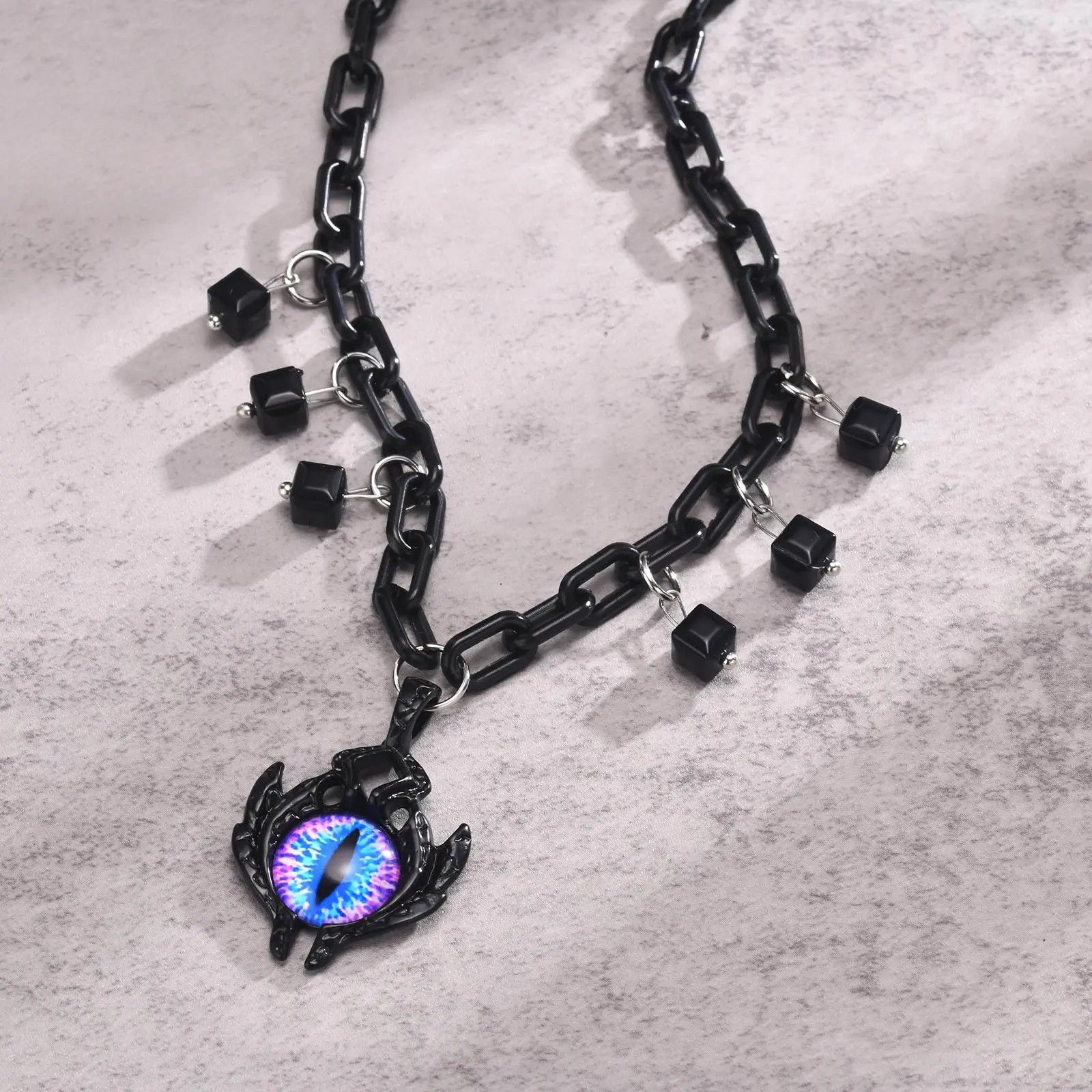 Jewelry Devil's Eye Pendant Necklace Size ONE SIZE - 2 Thumbnail