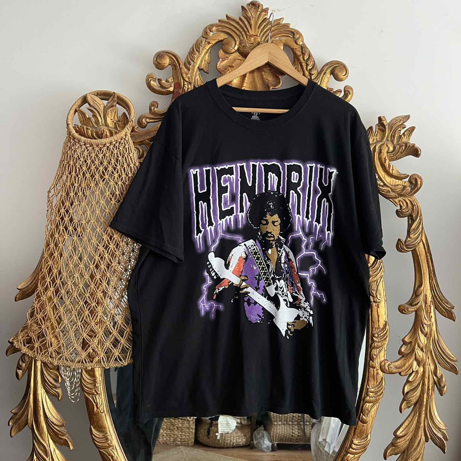 Band Tees Vintage Tee lightning Shirt Jimi Hendrix Band Tee Size L Size US L / EU 52-54 / 3 - 1 Thumbnail