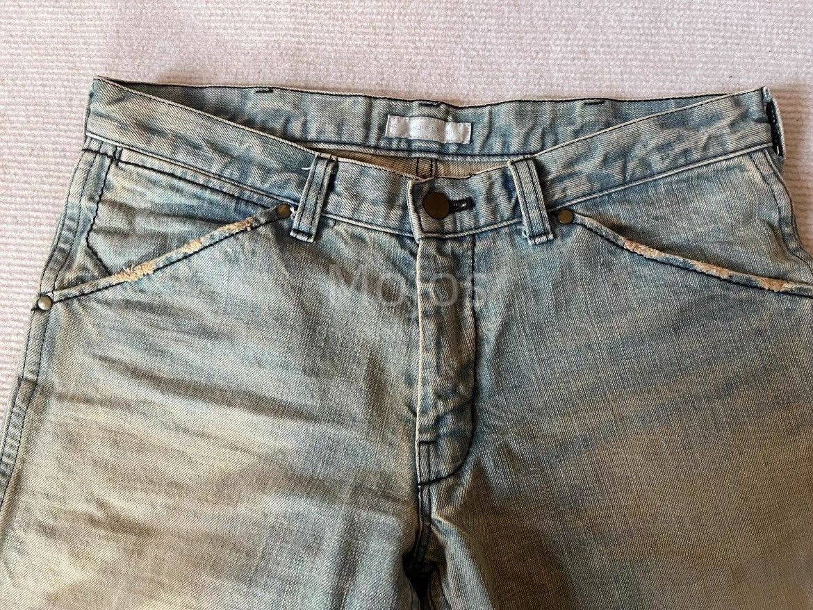 Number (N)ine Sz 1 Number Nine 02AW Mud Washed Denim-2508 Size US 28 / EU 44 - 4 Thumbnail