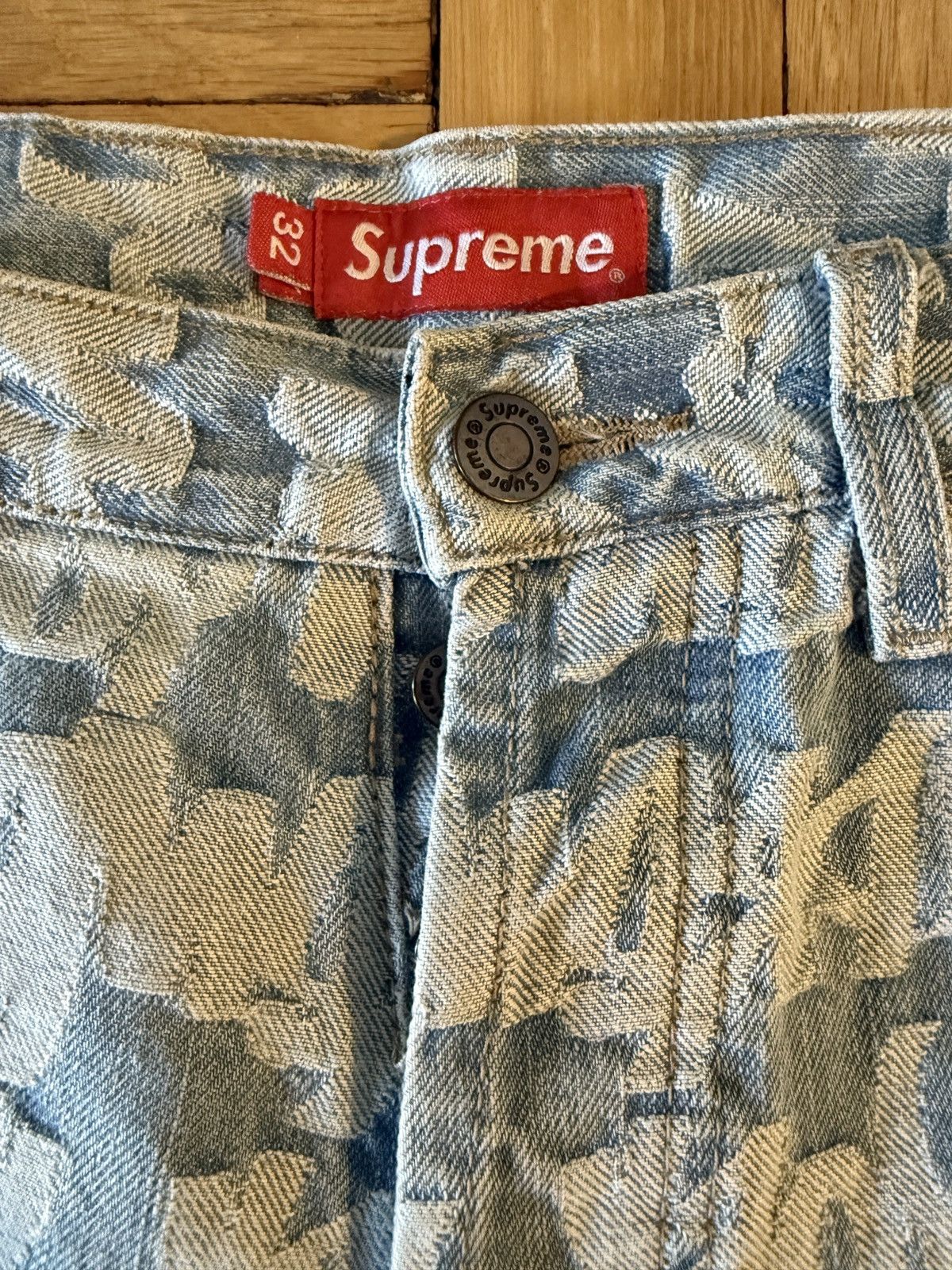 Supreme Supreme Fat Tip Jacquard Regular Denim 32 Size US 32 / EU 48 - 3 Thumbnail