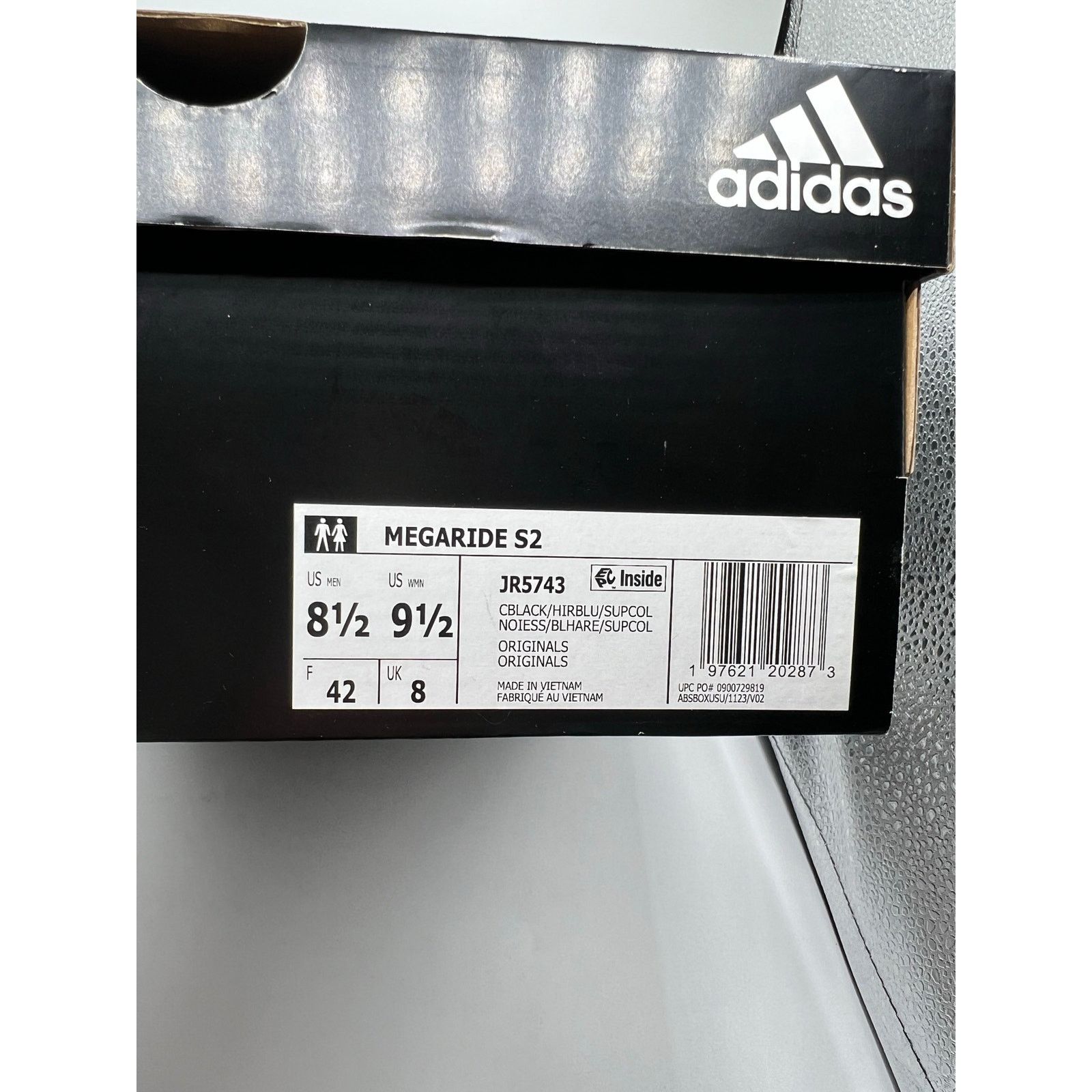 Adidas Adidas Megaride S2 “Black Hi-Res Blue Purple” size 8.5 mens Size US 8.5 / EU 41-42 - 7 Thumbnail