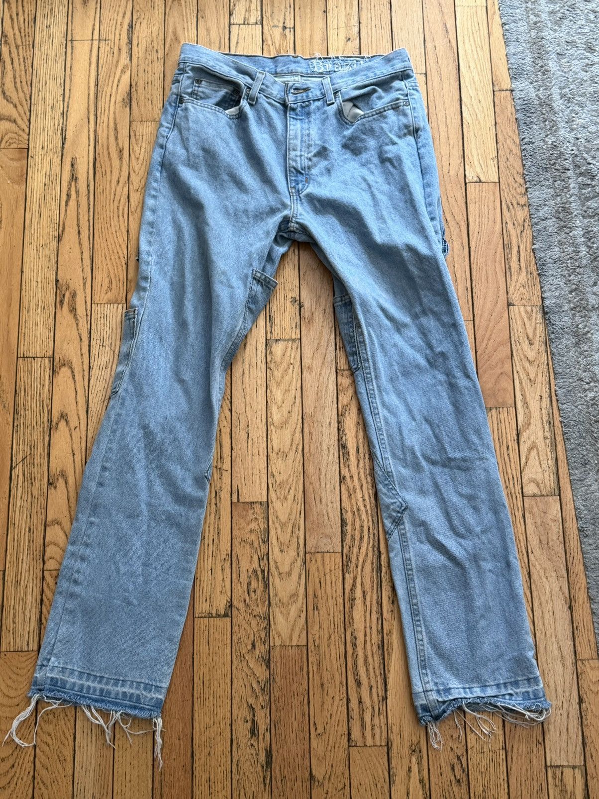 Mexican Threads Pocket Design Jeans Size US 32 / EU 48 - 2 Thumbnail