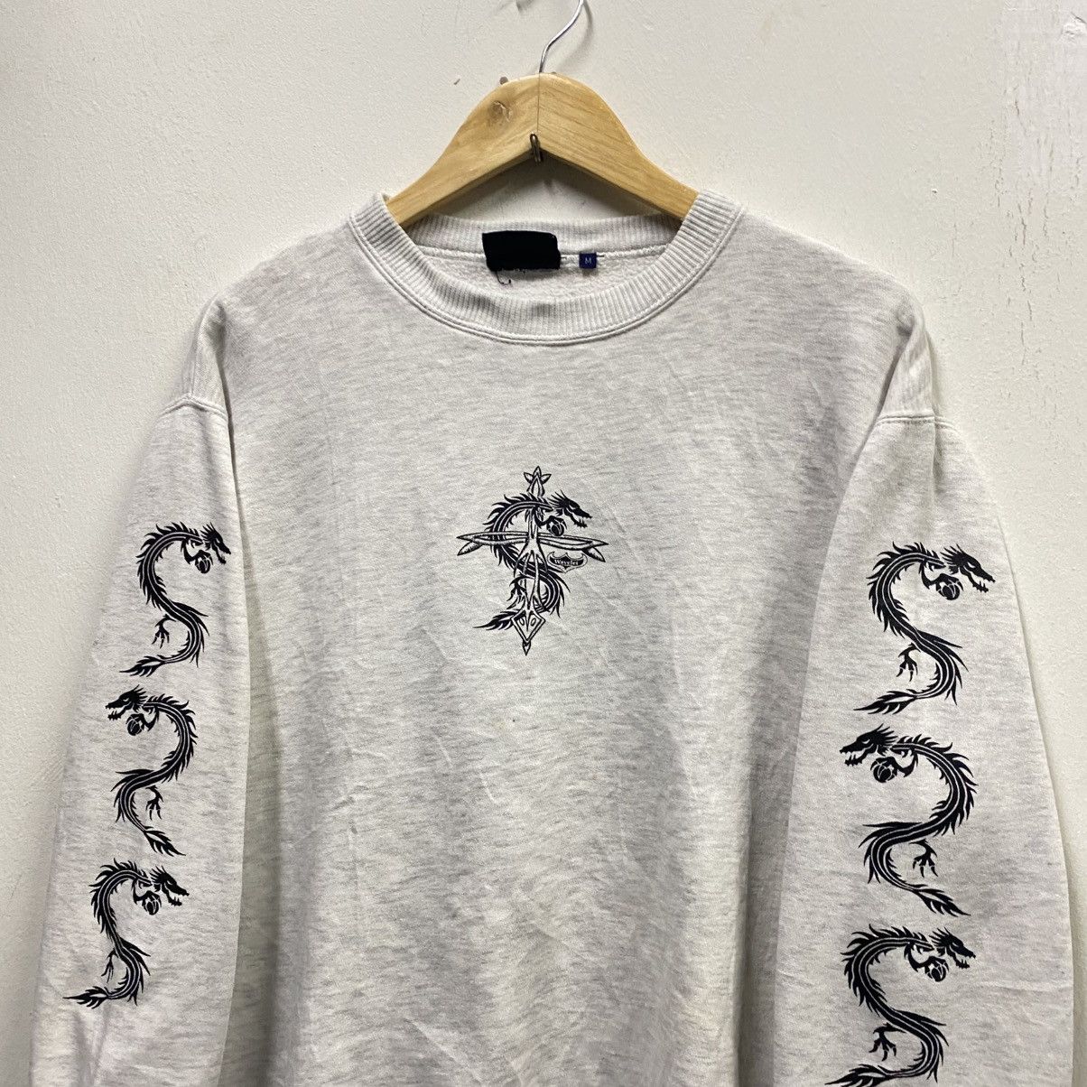 Japanese Brand Vintage Dog cigar Japanese Brand Dragon Design Sweatshirt Size US S / EU 44-46 / 1 - 3 Thumbnail