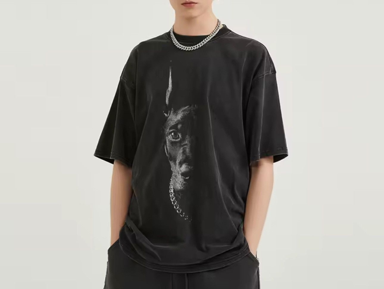 Other Washed Punk Streetwear Hip Hop Oversized T Shirt Size US S / EU 44-46 / 1 - 3 Thumbnail