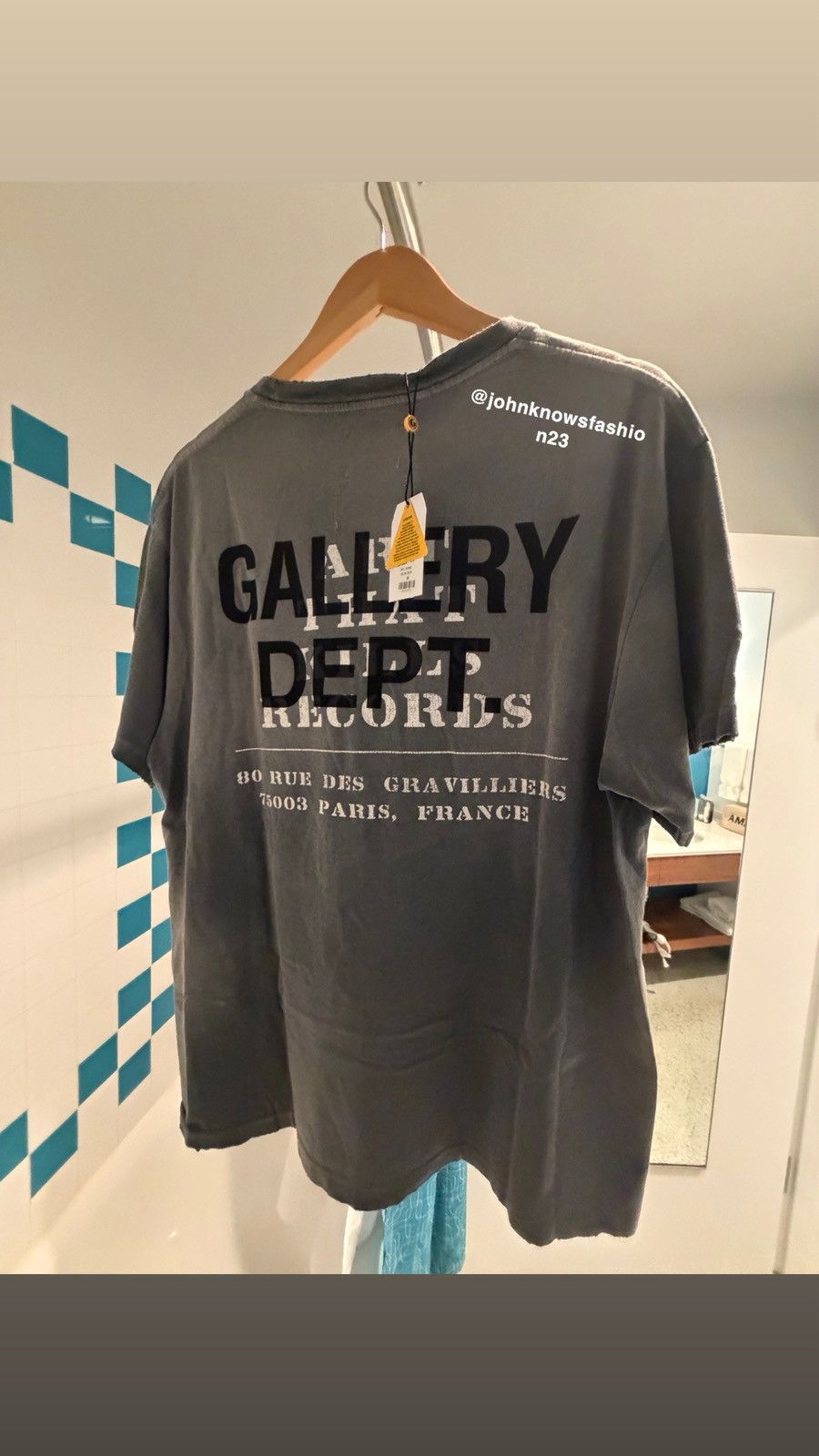 Gallery Dept. GALLERY DEPT 40 YEAR TEE Size US M / EU 48-50 / 2 - 1 Thumbnail