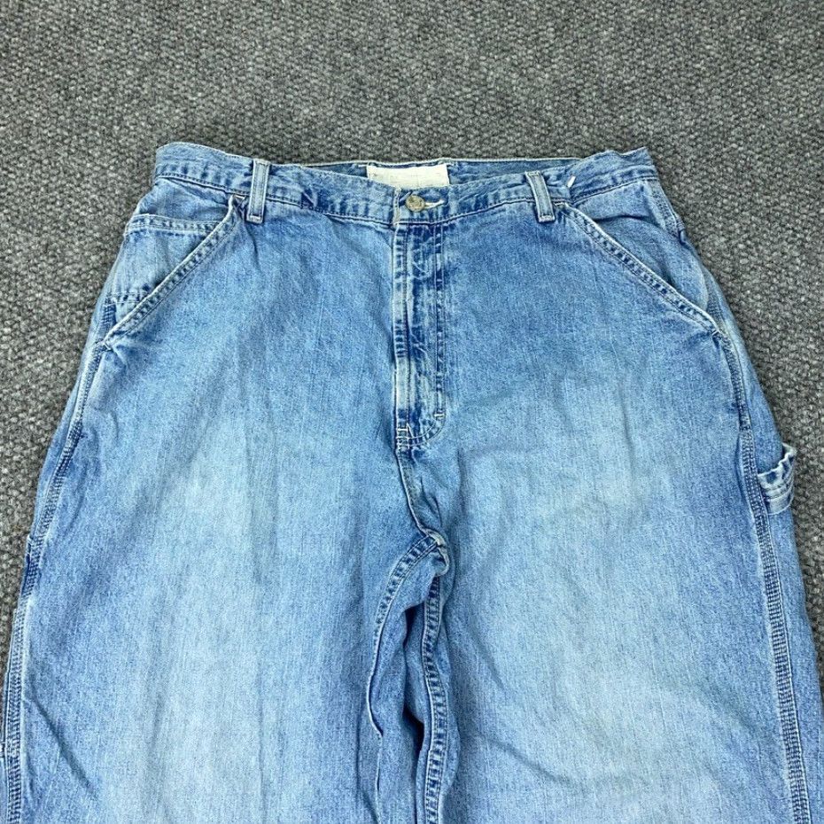 American Eagle Outfitters VINTAGE American Eagle Jeans Men 34 Waist Straight Fit 90s Grunge Denim Faded Brown Size US 34 / EU 50 - 2 Thumbnail