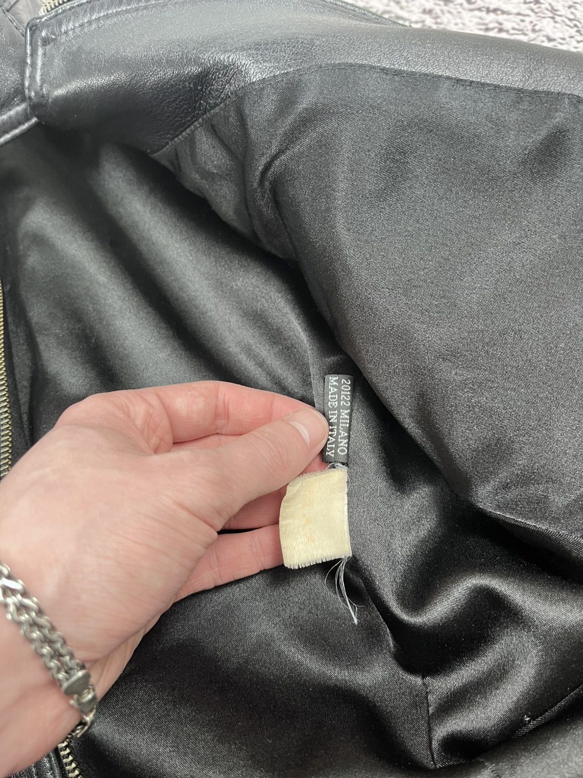 Leather Vintage D&G Style Leather Military jacket size S Avant Garde Size S / US 4 / IT 40 - 11 Thumbnail
