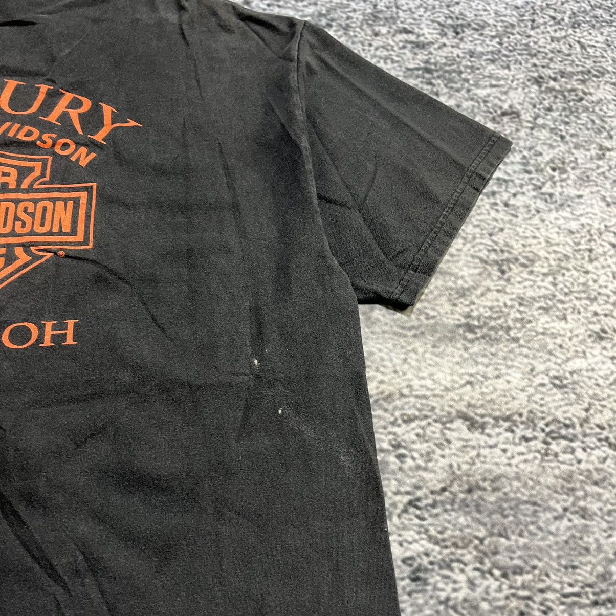 Harley Davidson VINTAGE FADED HARLEY DAVIDSON FLAMES DISTRESSED POCKET TEE Size US L / EU 52-54 / 3 - 7 Thumbnail